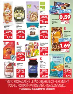 Kaufland SK akciós újság - amely érvényes a következő dátumtól: 28.05.2026 | Oldal: 69