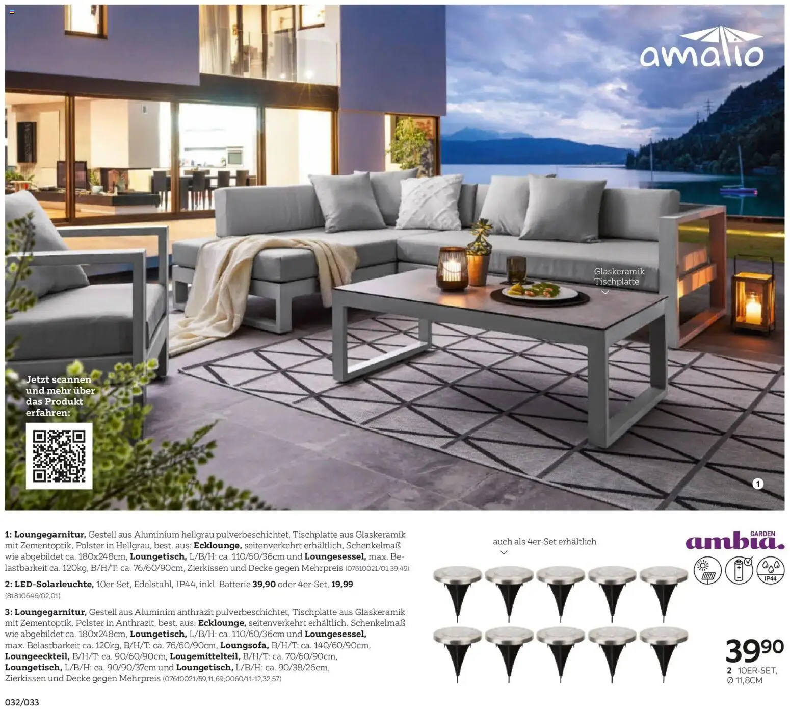 XXXLutz Gartenkatalog gültig ab 30.03.2026 | Seite: 32 | Produkte: Decke, Batterie