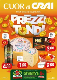 Anteprima del volantino CRAI volantino Cuor di Crai Valmontone valido a partire dal 25/06/2026