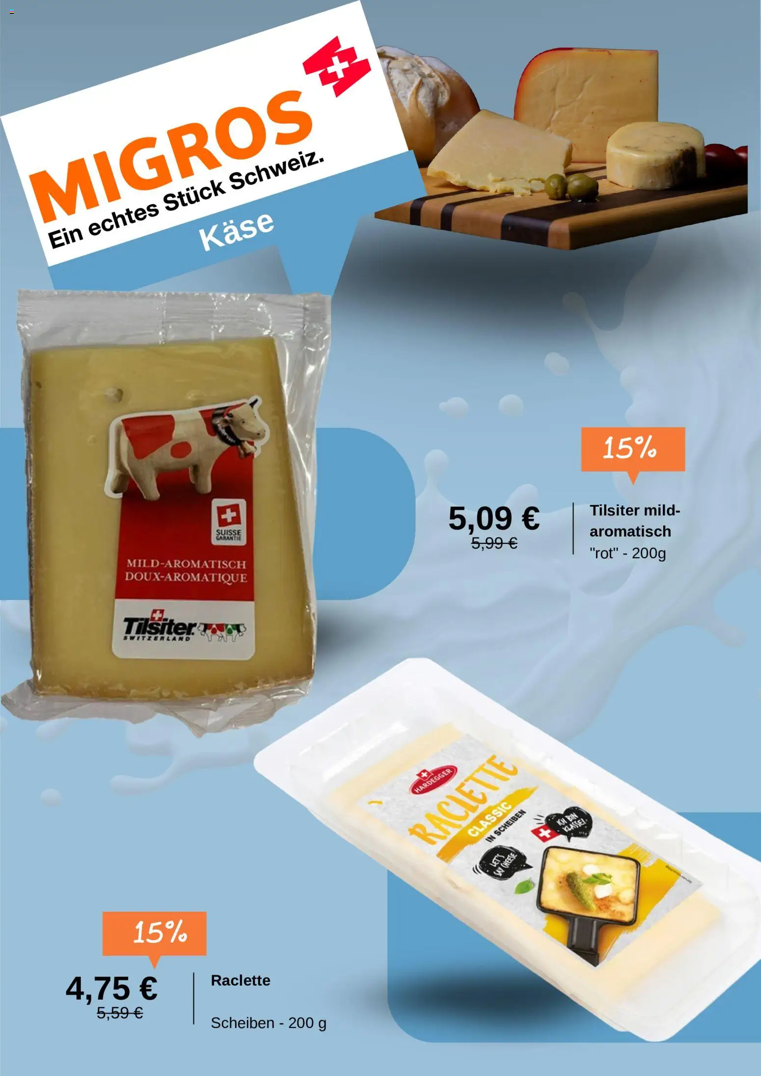 Migros Prospekt – gültig ab 29.09.2026 | Seite: 2 | Produkte: Käse, Raclette