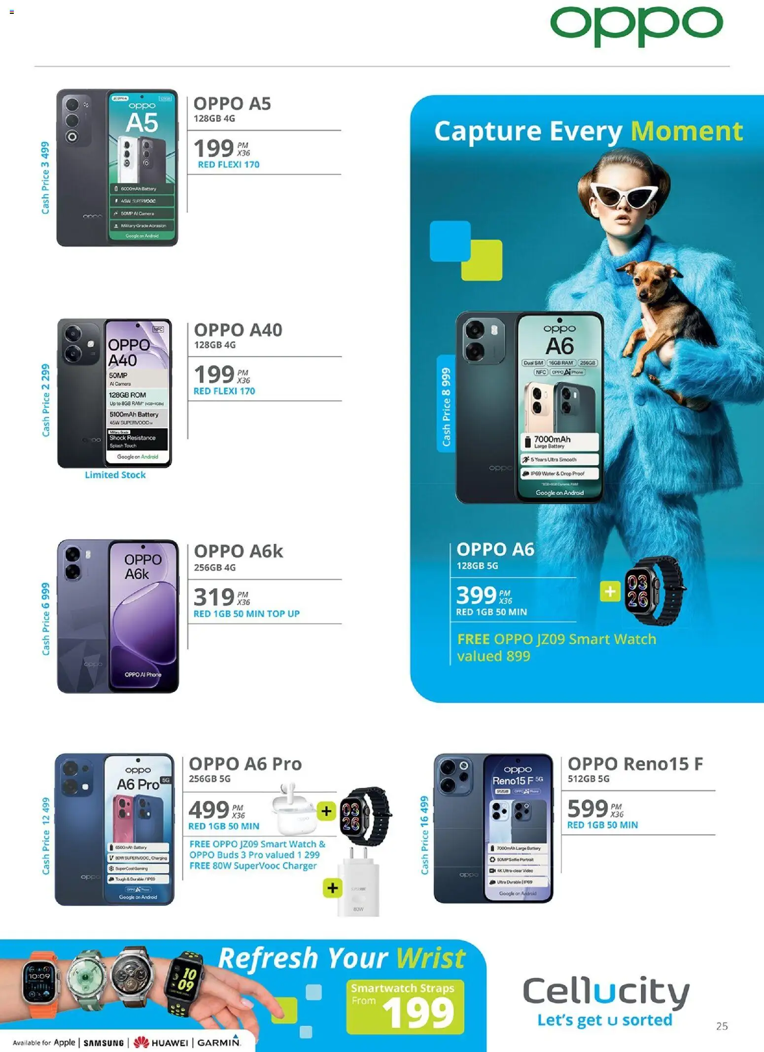 New Cellucity catalogue – valid from 07/07/2026 | Page: 25 | Products: Phone, Watch, Camera, Charger