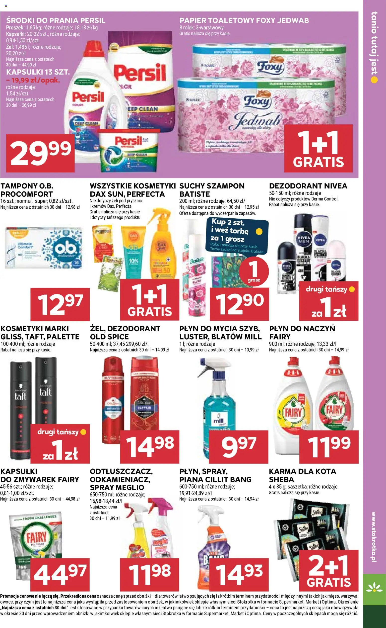 Stokrotka gazetka - Market od 16.07.2026 | Strona: 27 | Produkty: Meglio, Papier toaletowy, Prysznic, Old spice