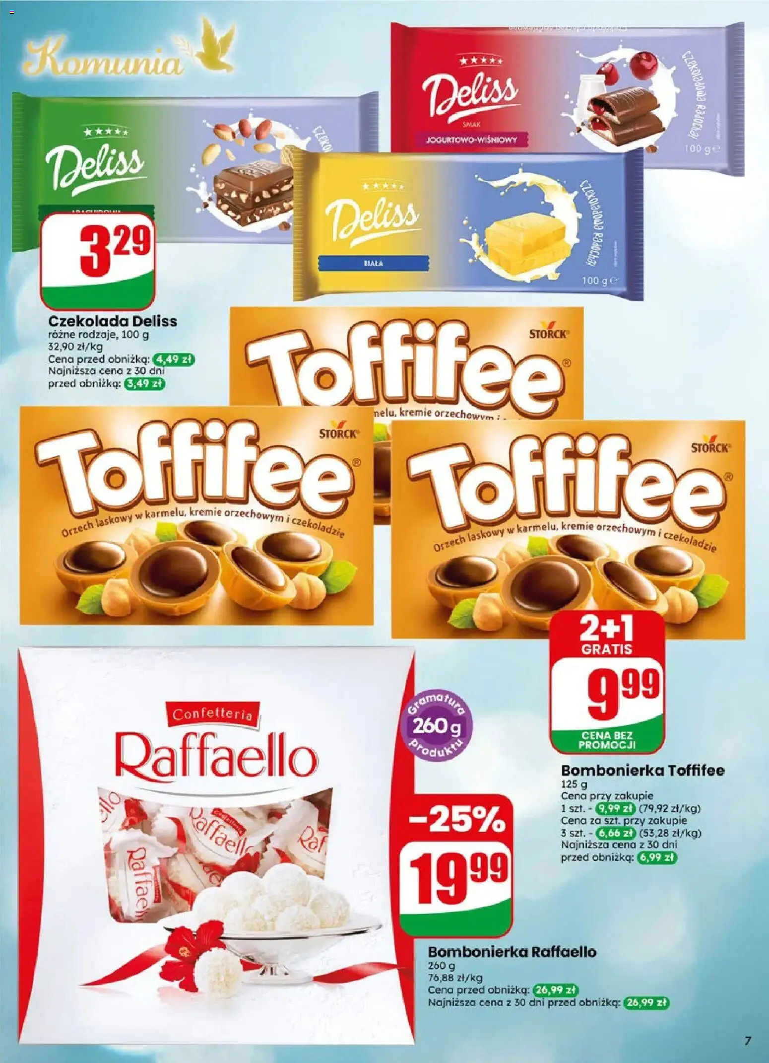 Dino gazetka od 06.05.2026 | Strona: 7 | Produkty: Czekoladowa, Bombonierka, Toffifee, Czekolada