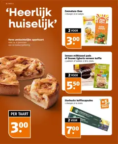 Poiesz folder - Voorbeeld van een folder van Poiesz, geldig van 14.06.2026 | Pagina: 24 | Producten: Taart, Appeltaart, Pads, Cappuccino