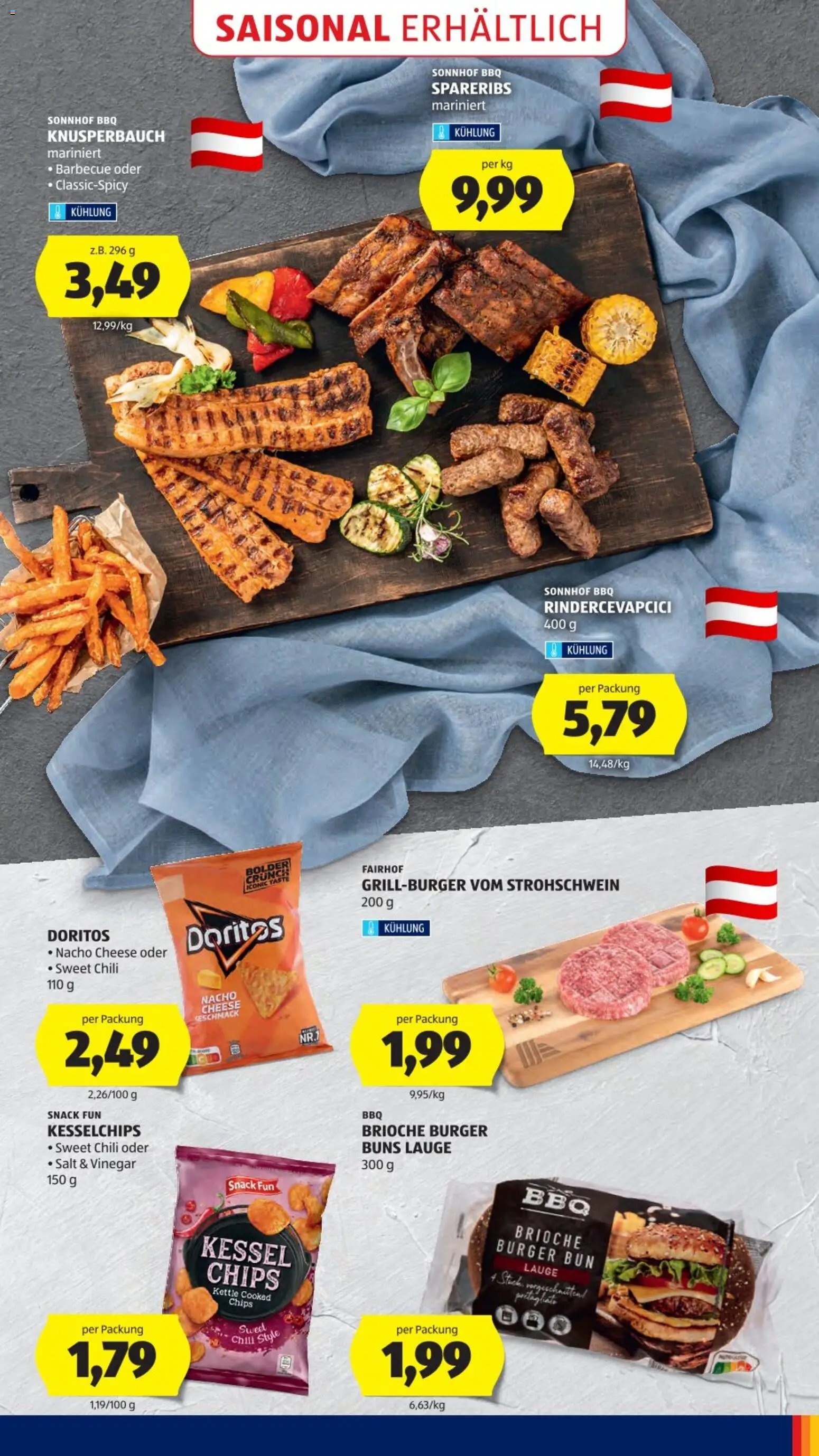 Hofer AT akciós ujság - amely érvényes a következő dátumtól: 2026.07.17. | Oldal: 43 | Termékek: Chili, Chips