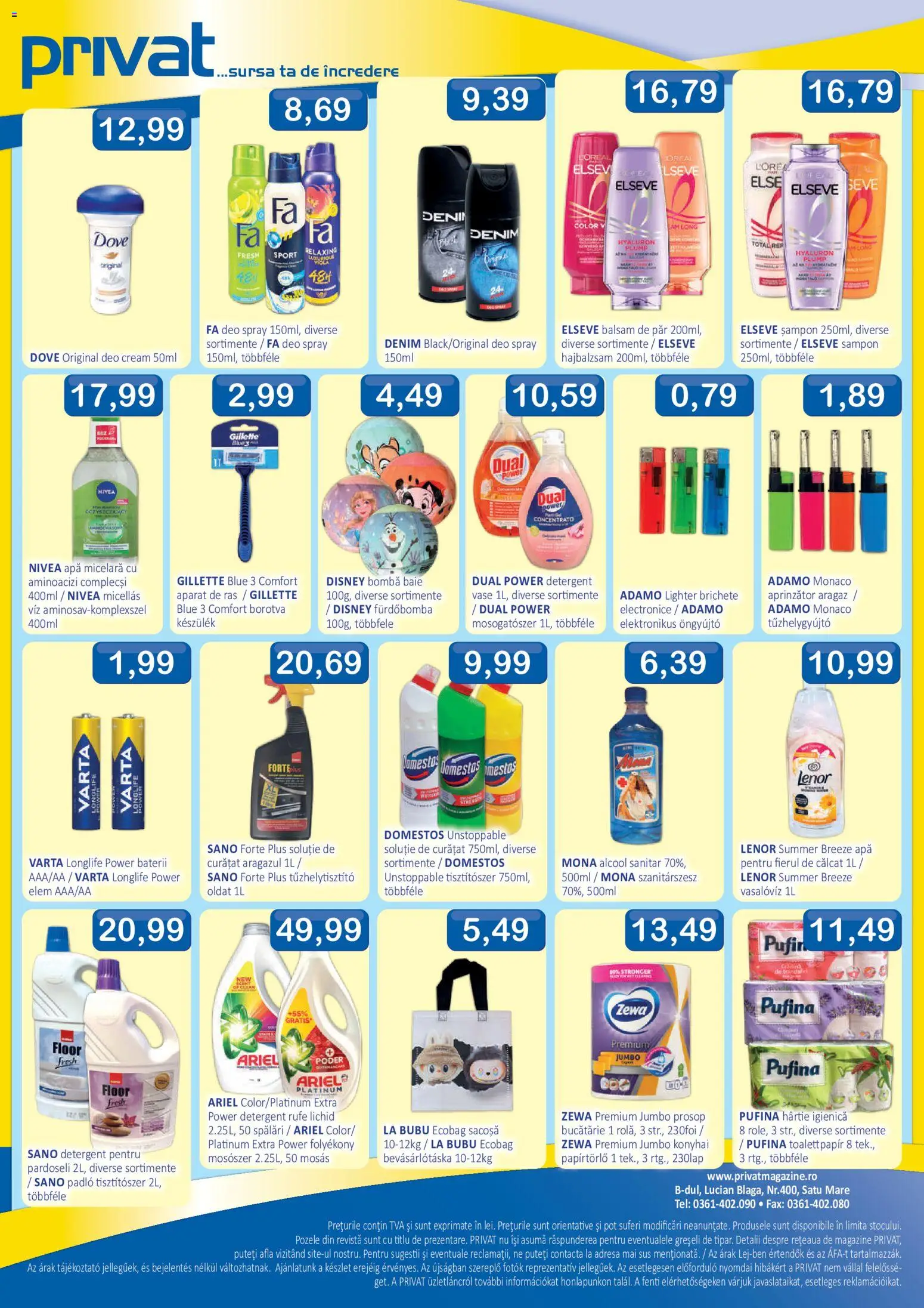 Noul catalog CBA – valabil de la 15.05.2026 | Pagină: 4 | Produse: Aparat De Ras, Bucătărie, Balsam, Apă