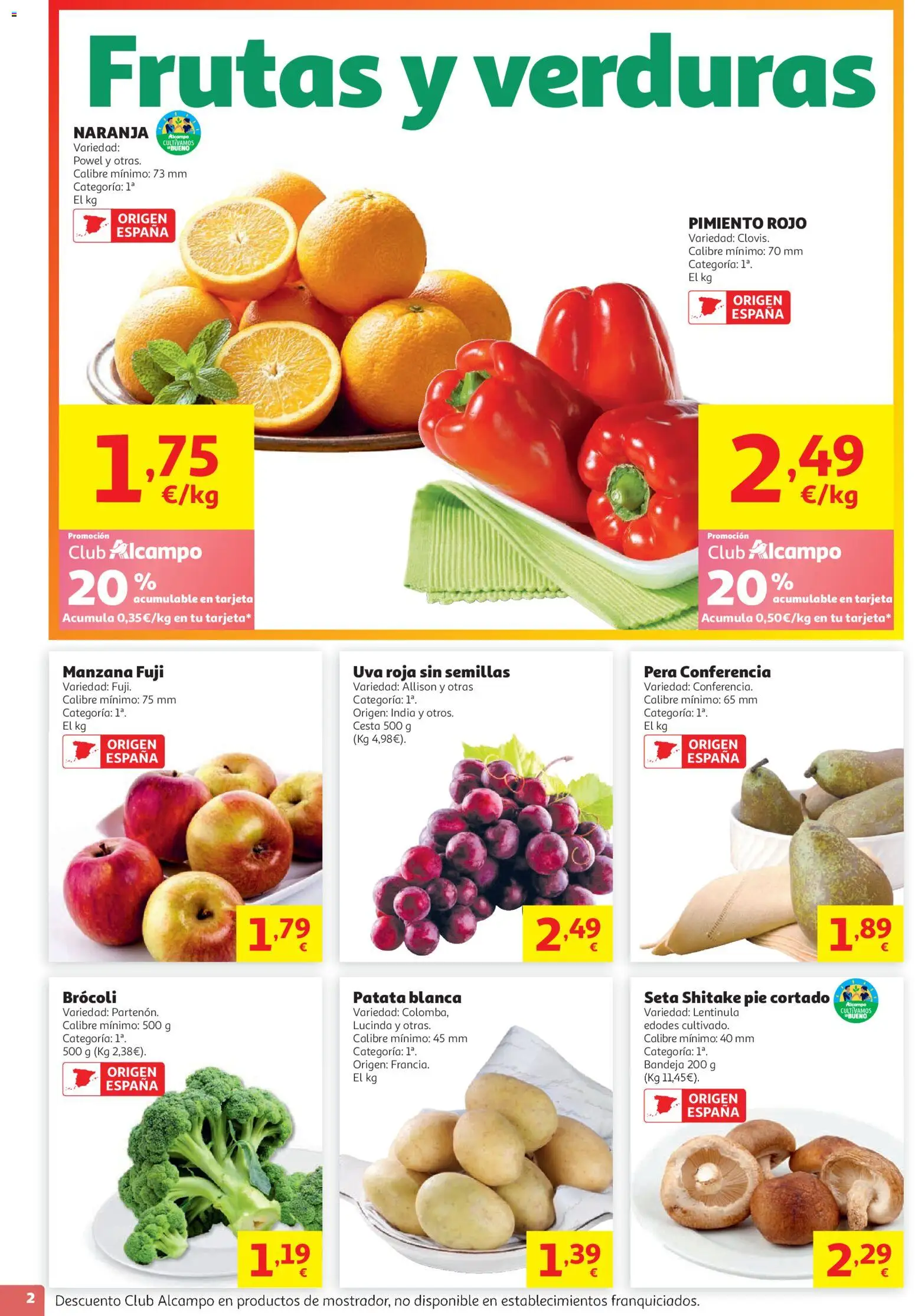Alcampo Superstore Catalan │ válido desde el 05.05.2026 | Página: 2 | Productos: Κάδος απορρυμάτων, Manzana, Bandeja, Cesta