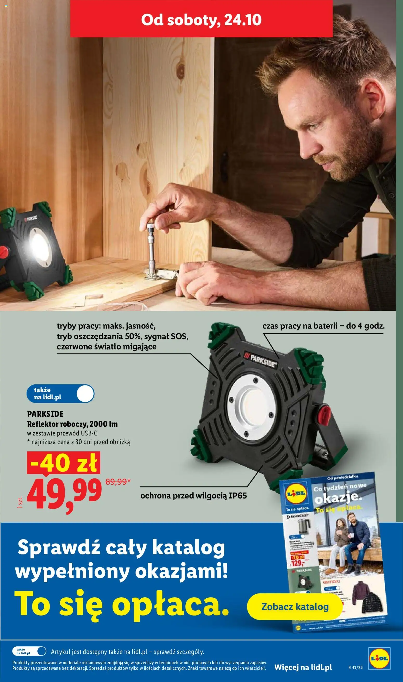 Lidl Polsko katalog od 22.10.2026 | Strana: 43