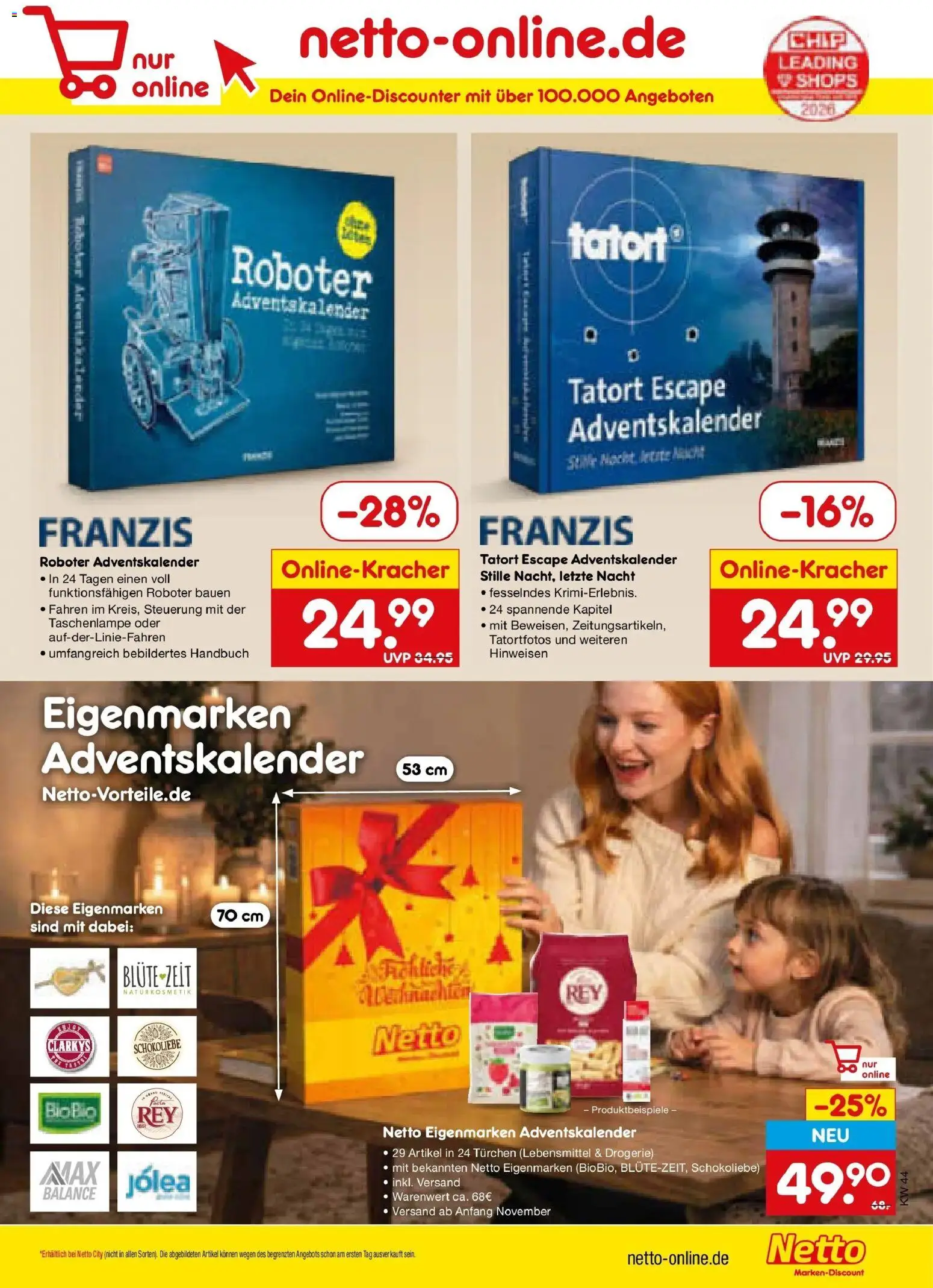 Netto Marken-Discount Prospekt Unna – gültig ab 26.10.2026 | Seite: 64 | Produkte: Roboter