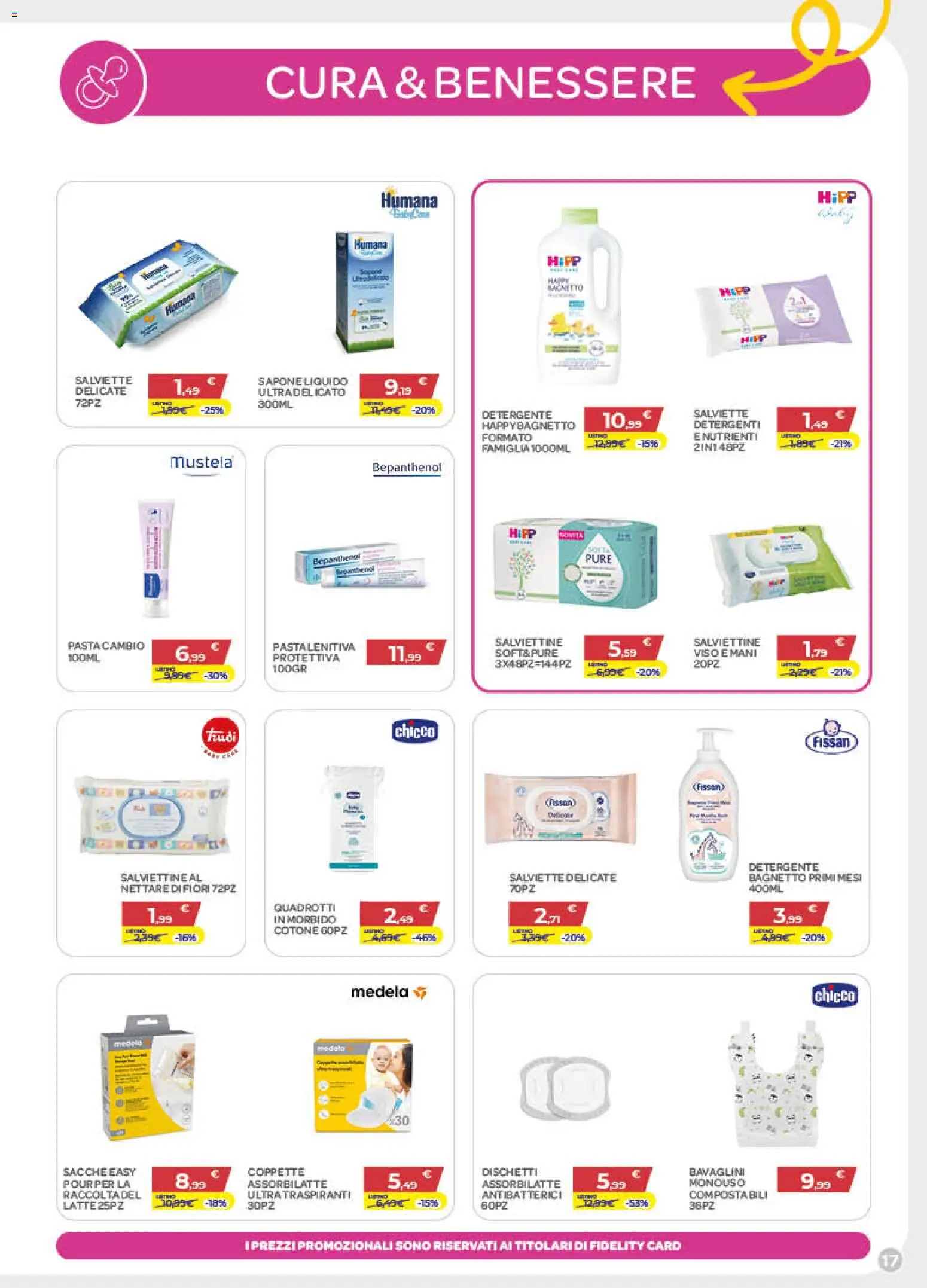 Volantino Bimbo store del 27/08/2026 | Pagina: 17 | Prodotti: Sapone, Detergente, Bagnetto, Fiori