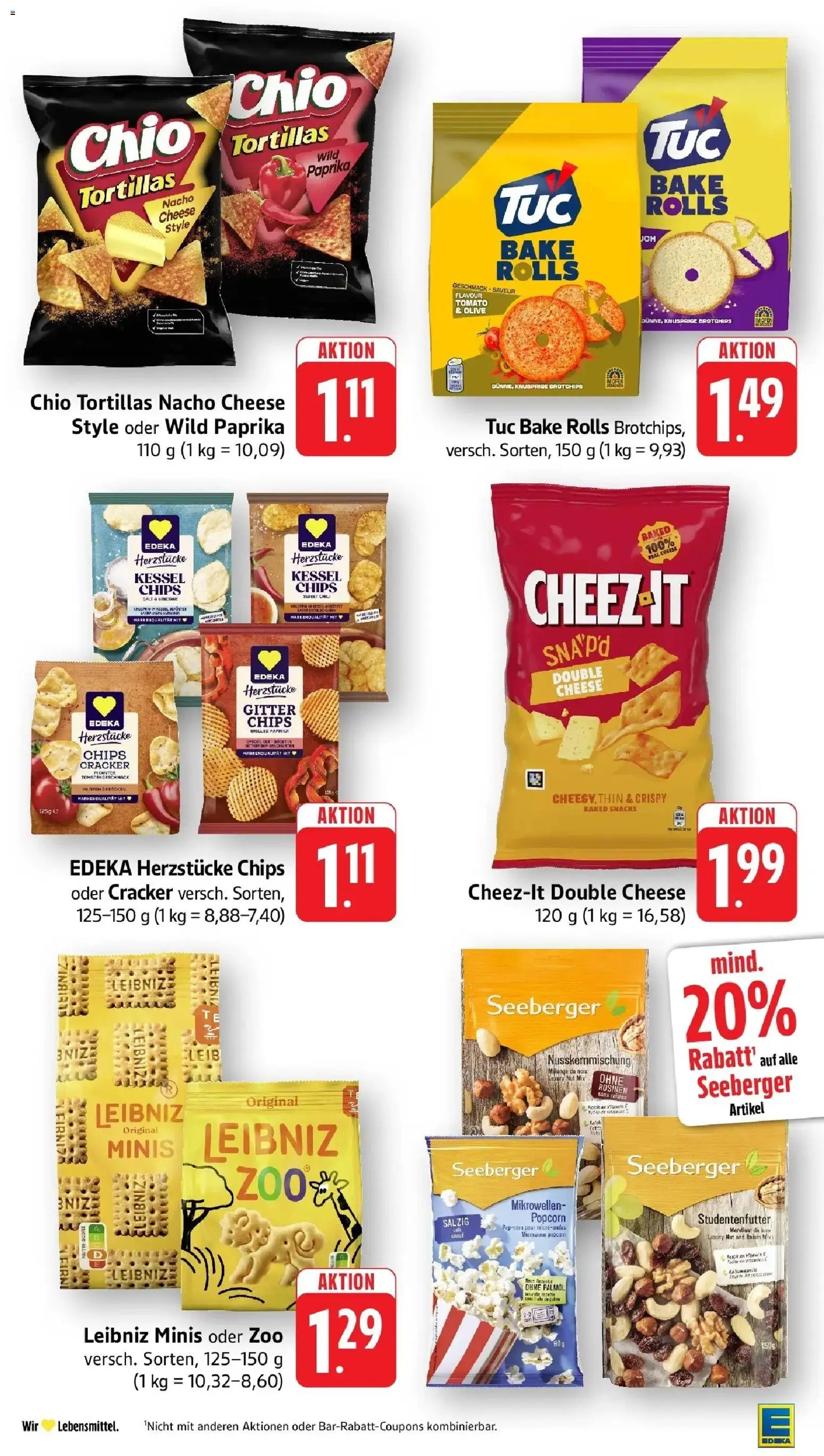 Angebote – gültig ab 27.04.2026 | Seite: 41 | Produkte: Rosinen, Chio tortillas, Chips, Maus