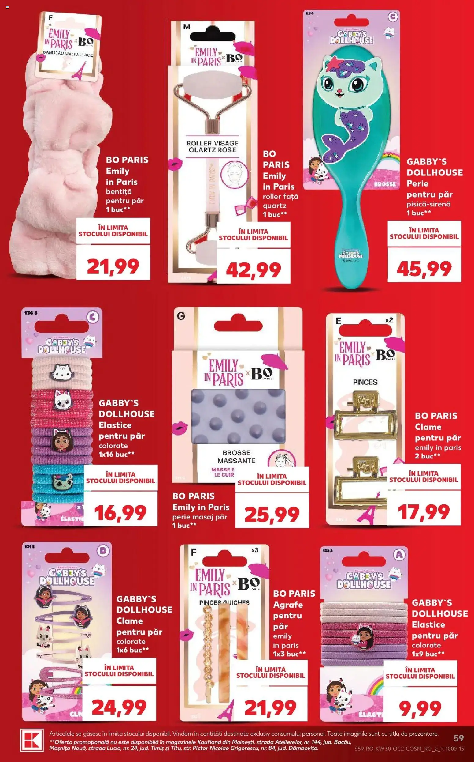 Noul catalog Kaufland – valabil de la 22.07.2026 | Pagină: 59 | Produse: Agrafe, Perie