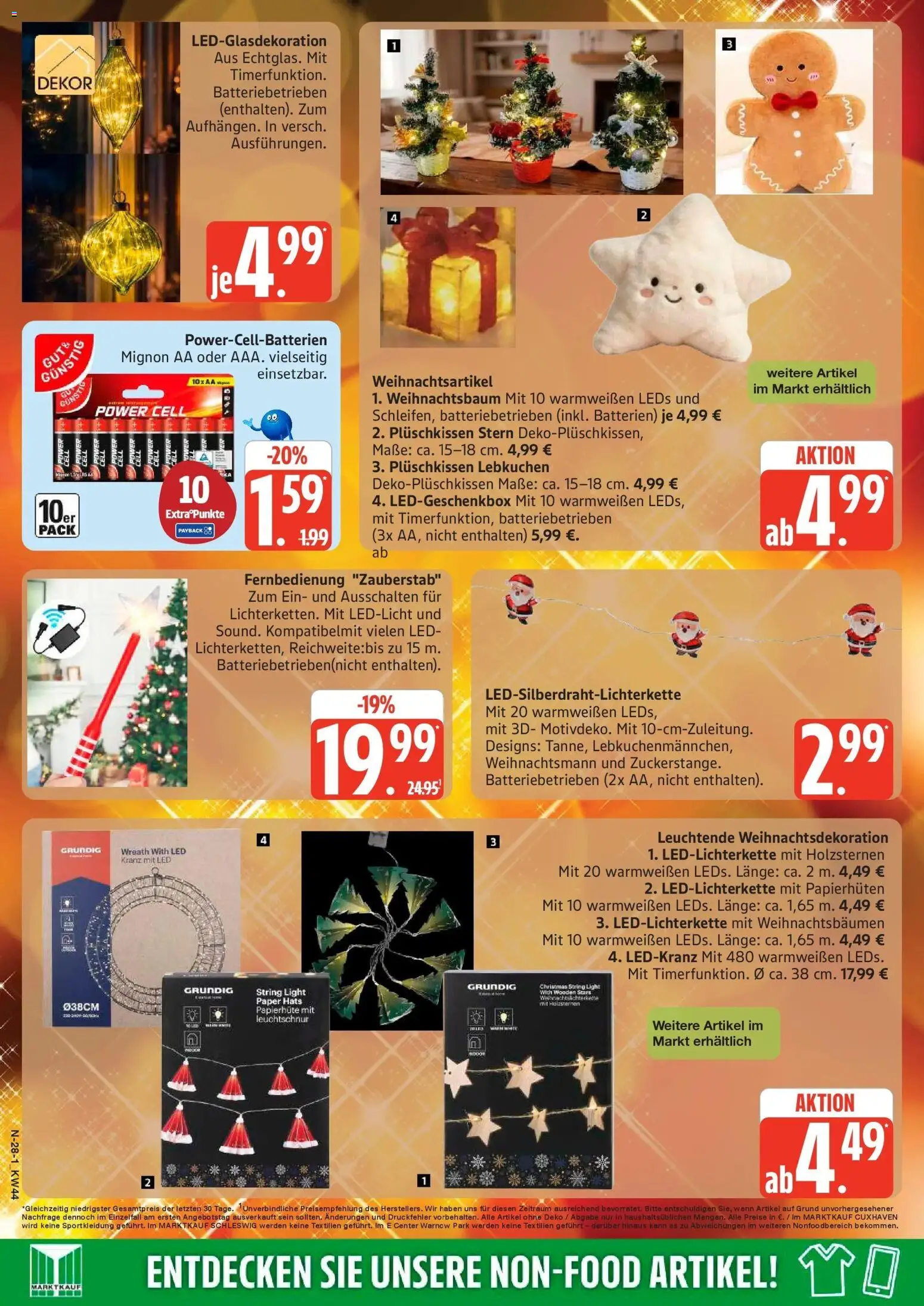 Marktkauf Prospekt Neuenkirchen (ab 26.10.2026) » Angebote online | Seite: 28 | Produkte: Batterien, String