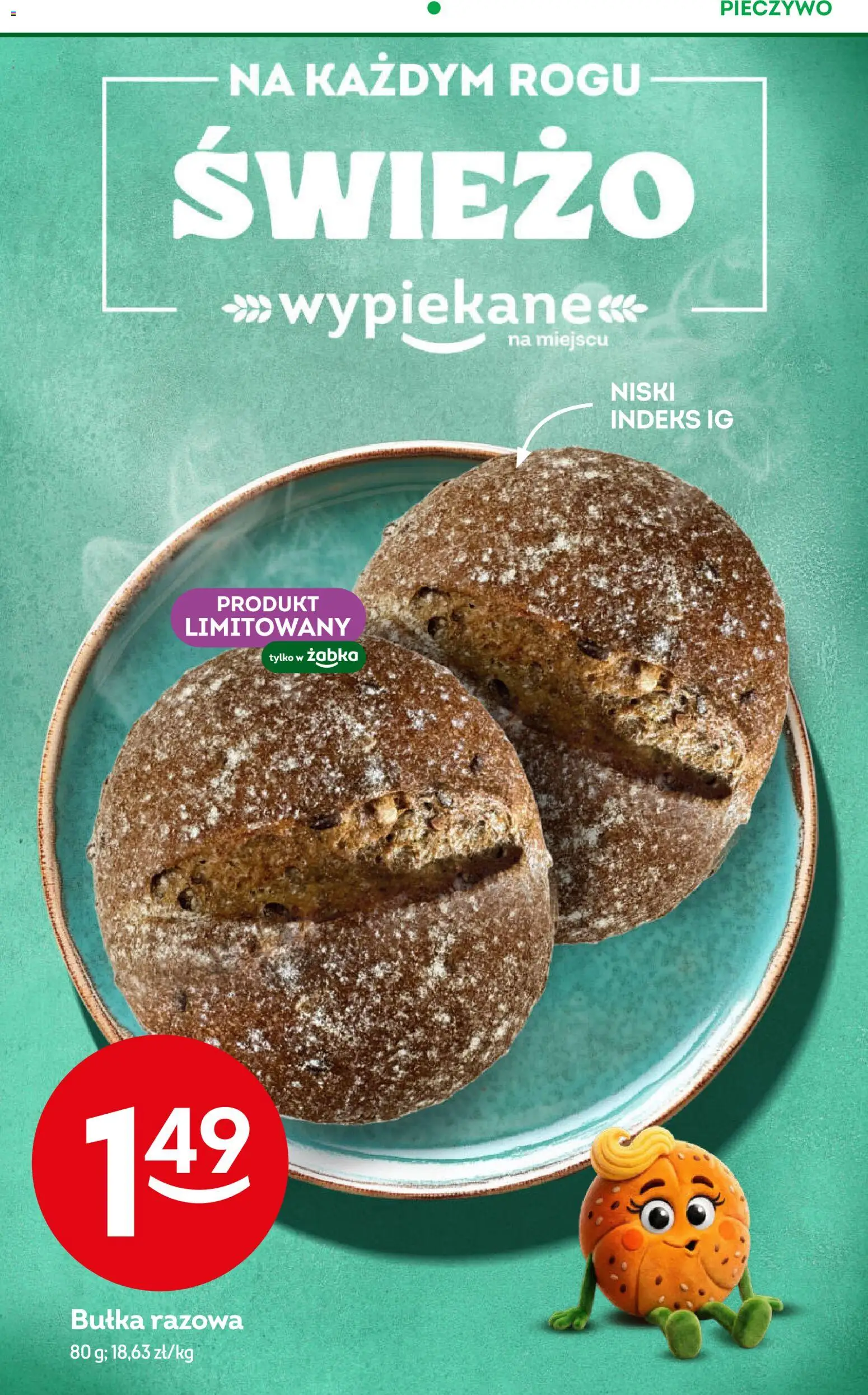 Żabka gazetka - Codzienne produkty od 20.05.2026 | Strona: 11 | Produkty: Pieczywo, Bułka