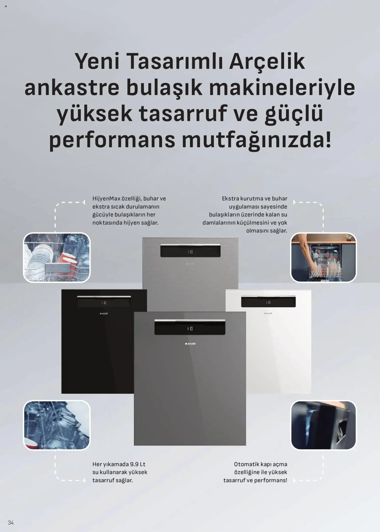 Arçelik Katalog - 16.05.2026 tarihinden itibaren geçerlidir | Sayfa: 34
