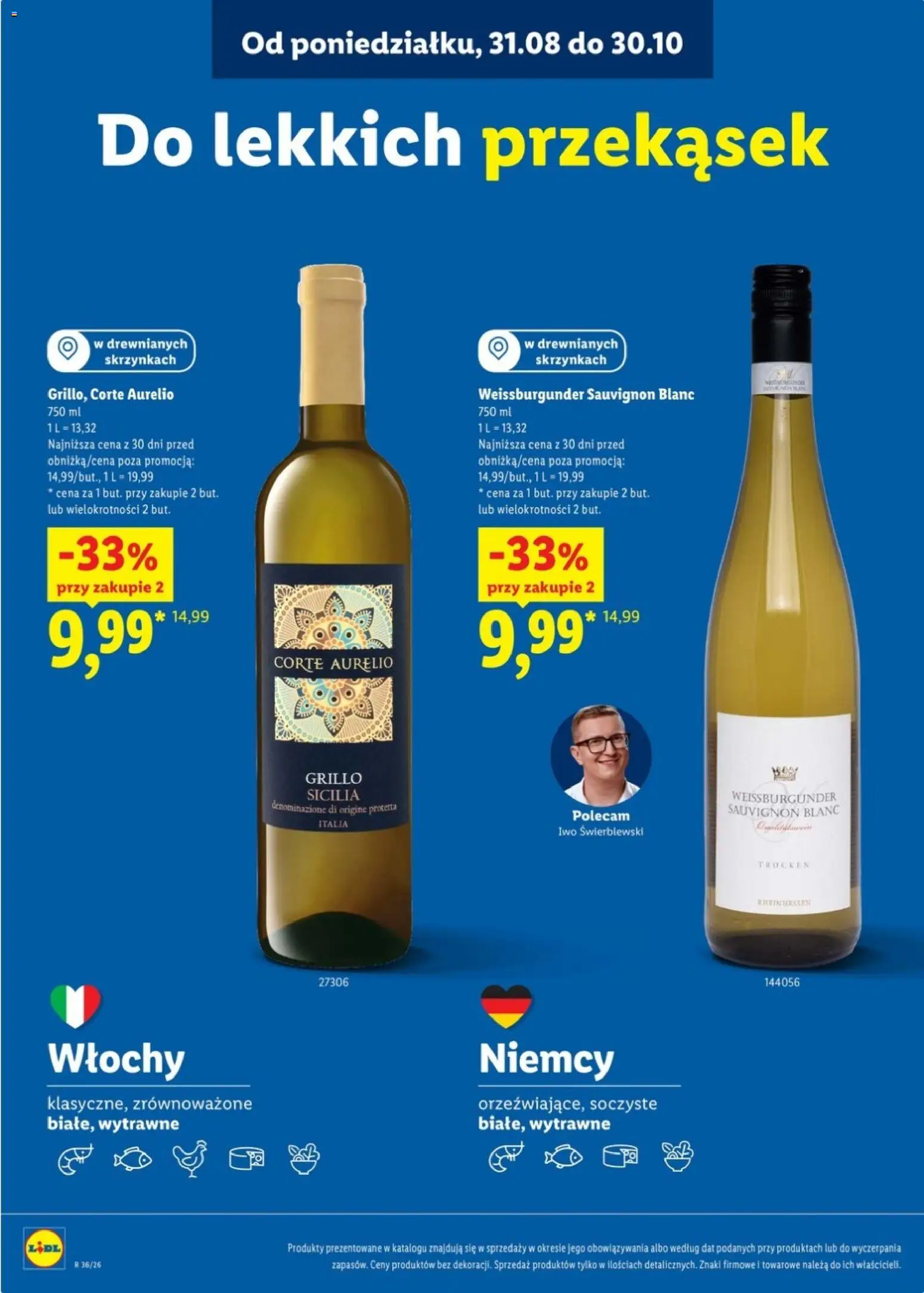 Lidl Katalog karta win od 31.08.2026 | Strona: 13 | Produkty: Sauvignon Blanc