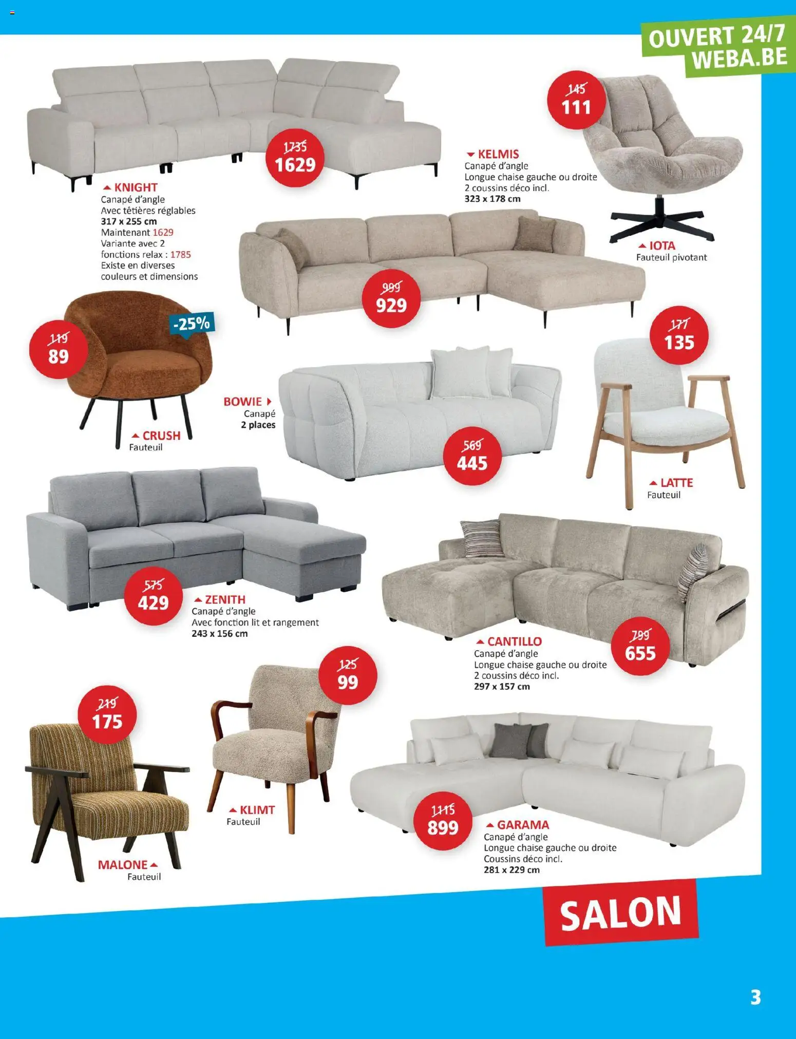 {H1} | Pagina: 3 | Producten: Fauteuil