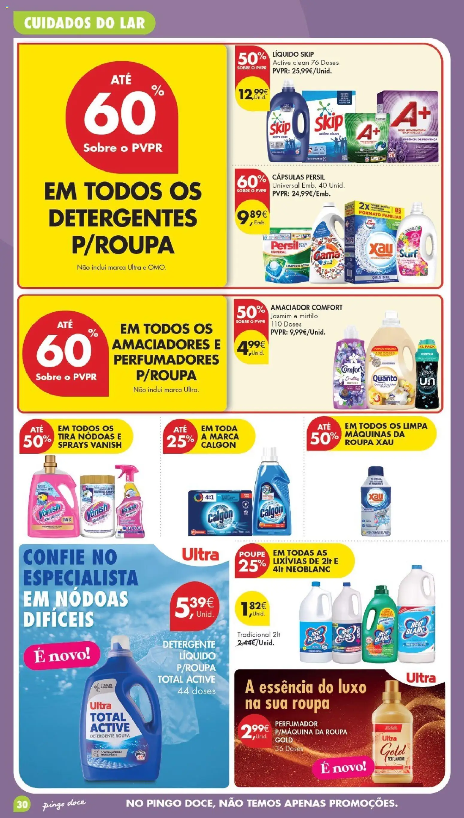 Pingo Doce Folheto Poupe Este Fim de Semana │ válido de 13/10/2026 | Página: 30 | Produtos: Perfume, Detergente, Cápsulas, Persil