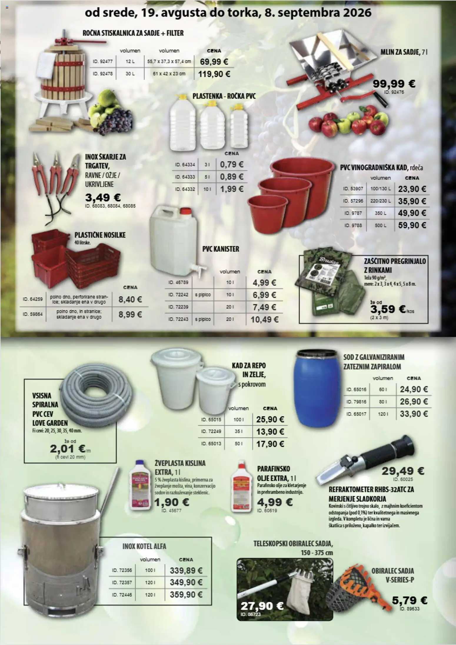 Novi Živex katalog ponudbe – veljaven od 19.08.2026 | Stran: 5