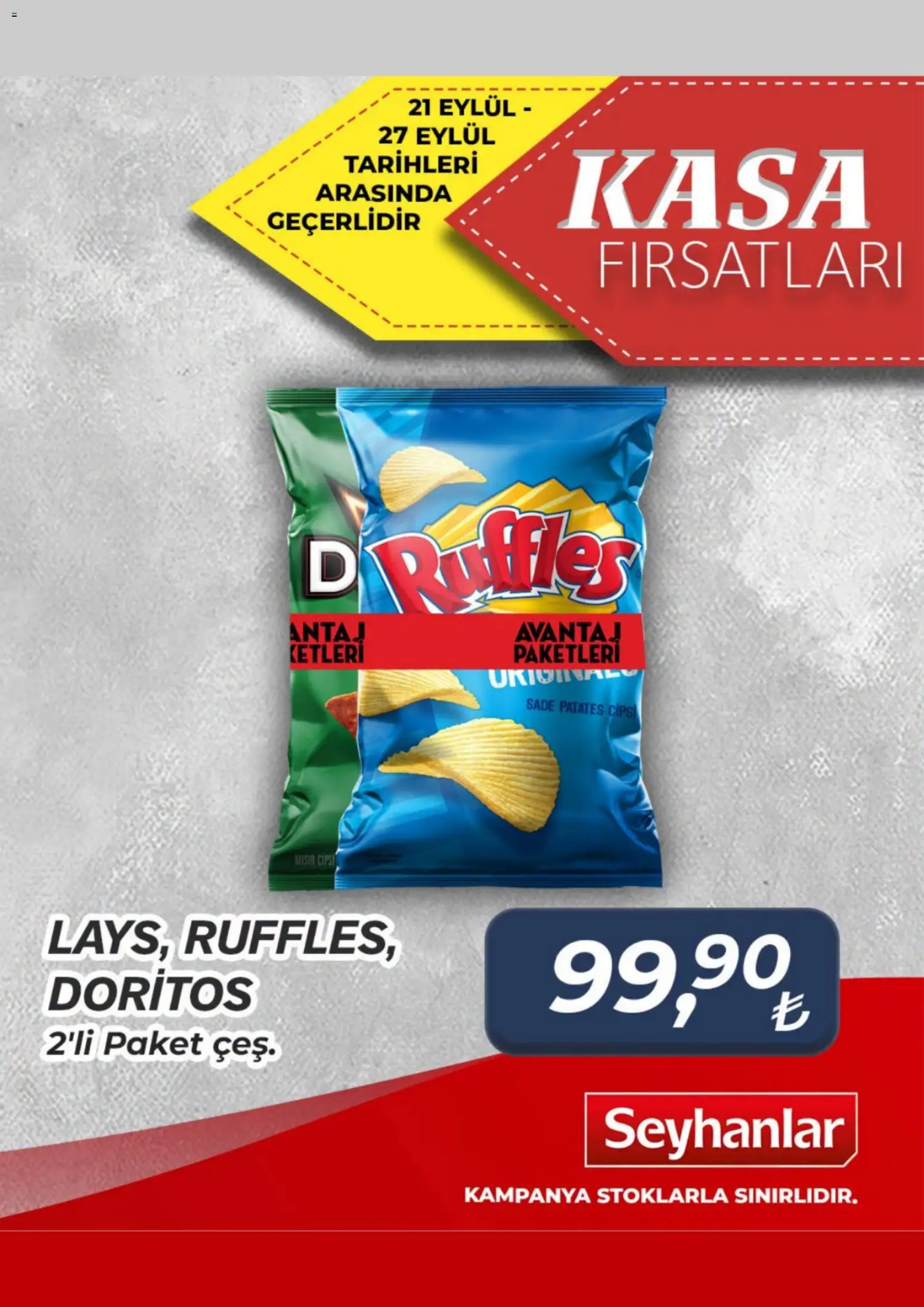 Seyhanlar Market Katalog - 21 Eylül 2026 tarihinden itibaren geçerlidir | Sayfa: 5 | Ürünler: Patates, Mısır cipsi, Mısır, Kasa