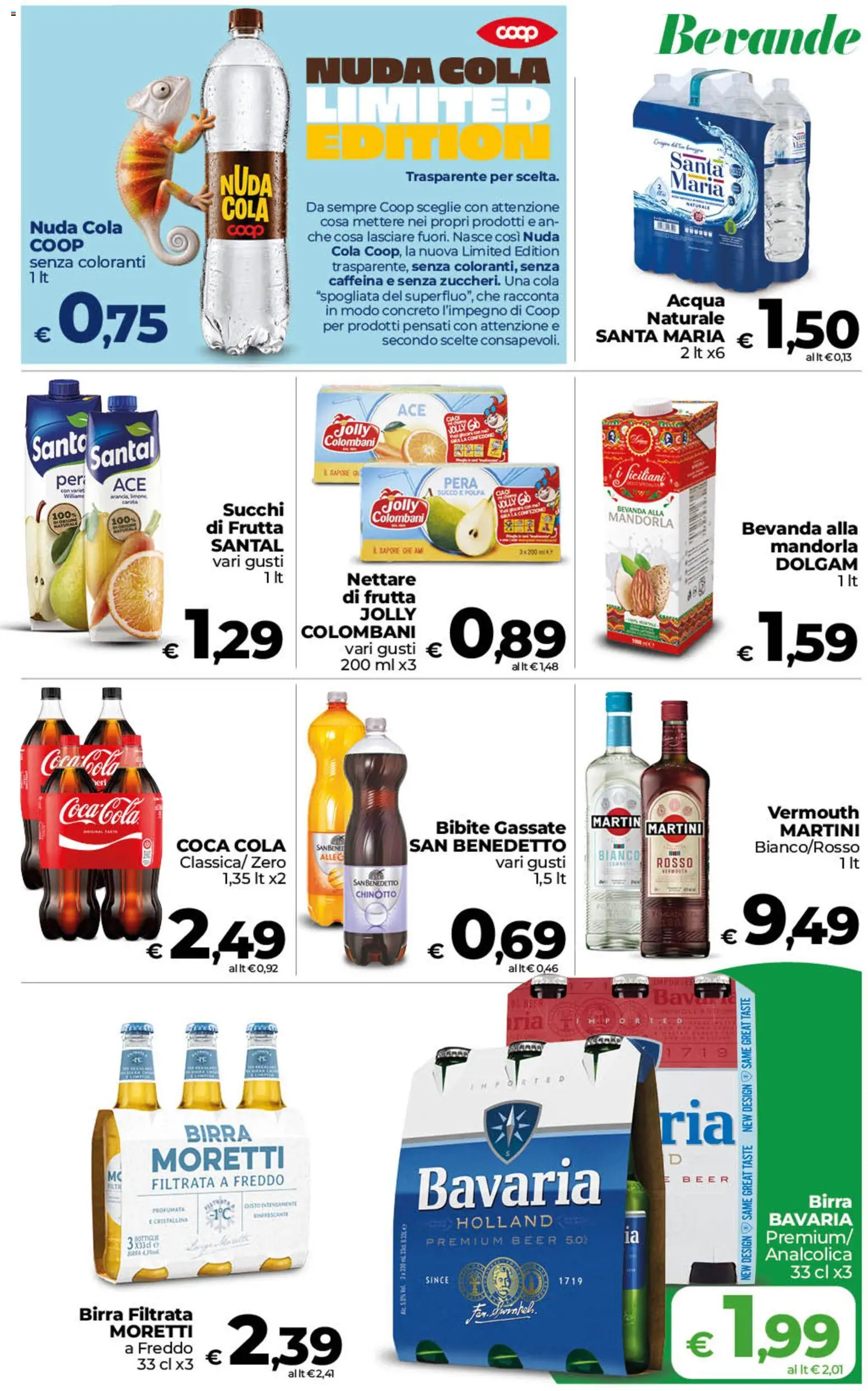 Volantino COOP del 22/09/2026 | Pagina: 17 | Prodotti: Chinotto, Bevande, Limone, Birra Moretti