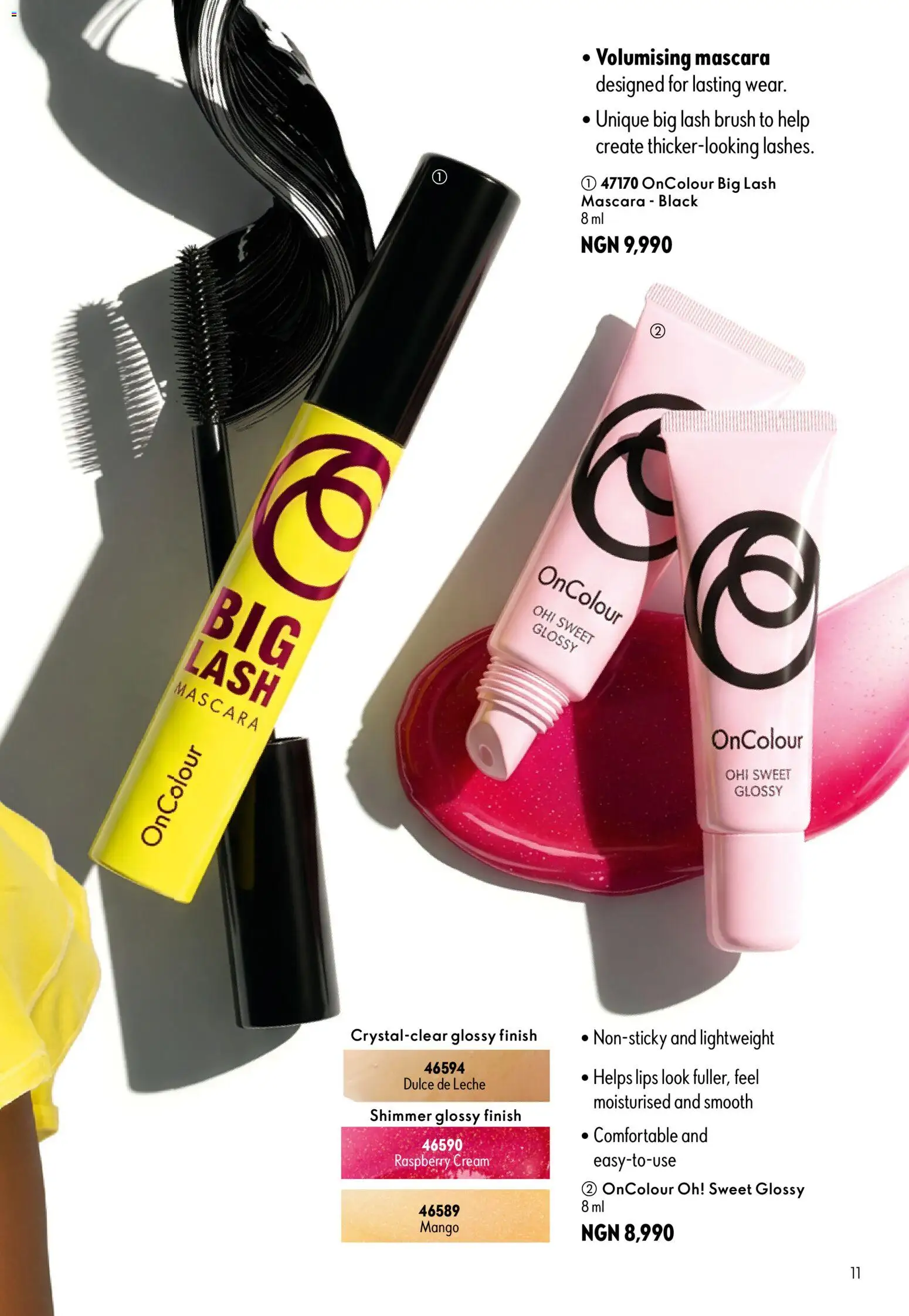 Oriflame - eCatalogue 10 valid from 01/10/2026 | Page: 11 | Products: Brush, Cream, Mango, Mascara