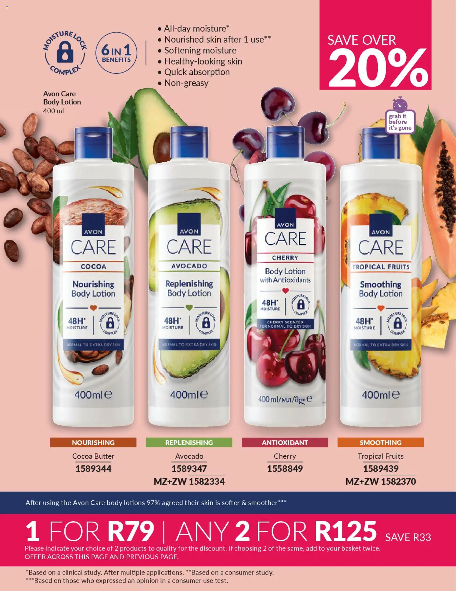 New Avon catalogue – valid from 01.04.2026 | Page: 163 | Products: Lock, Basket, Butter, Lotion