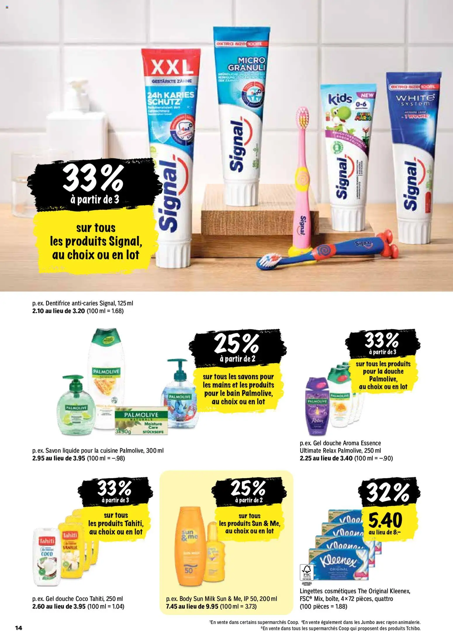 Coop aktionen FR – gültig ab 28.05.2026 | Seite: 14 | Produkte: Shower Gel