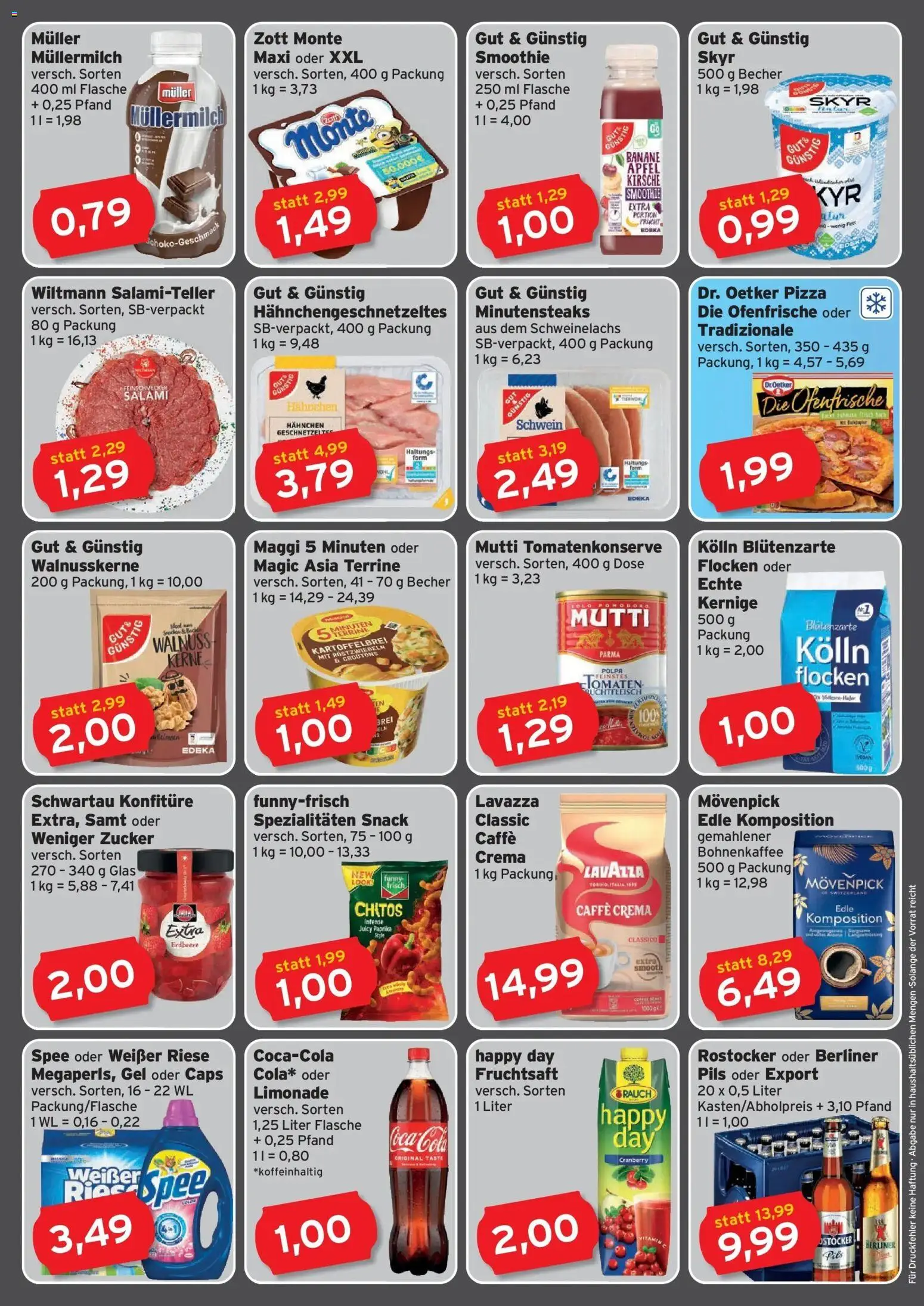 CAP Markt Prospekt Güstrow – gültig ab 24.08.2026 | Seite: 2 | Produkte: Hahnchen, Limonade, Spee, Zucker