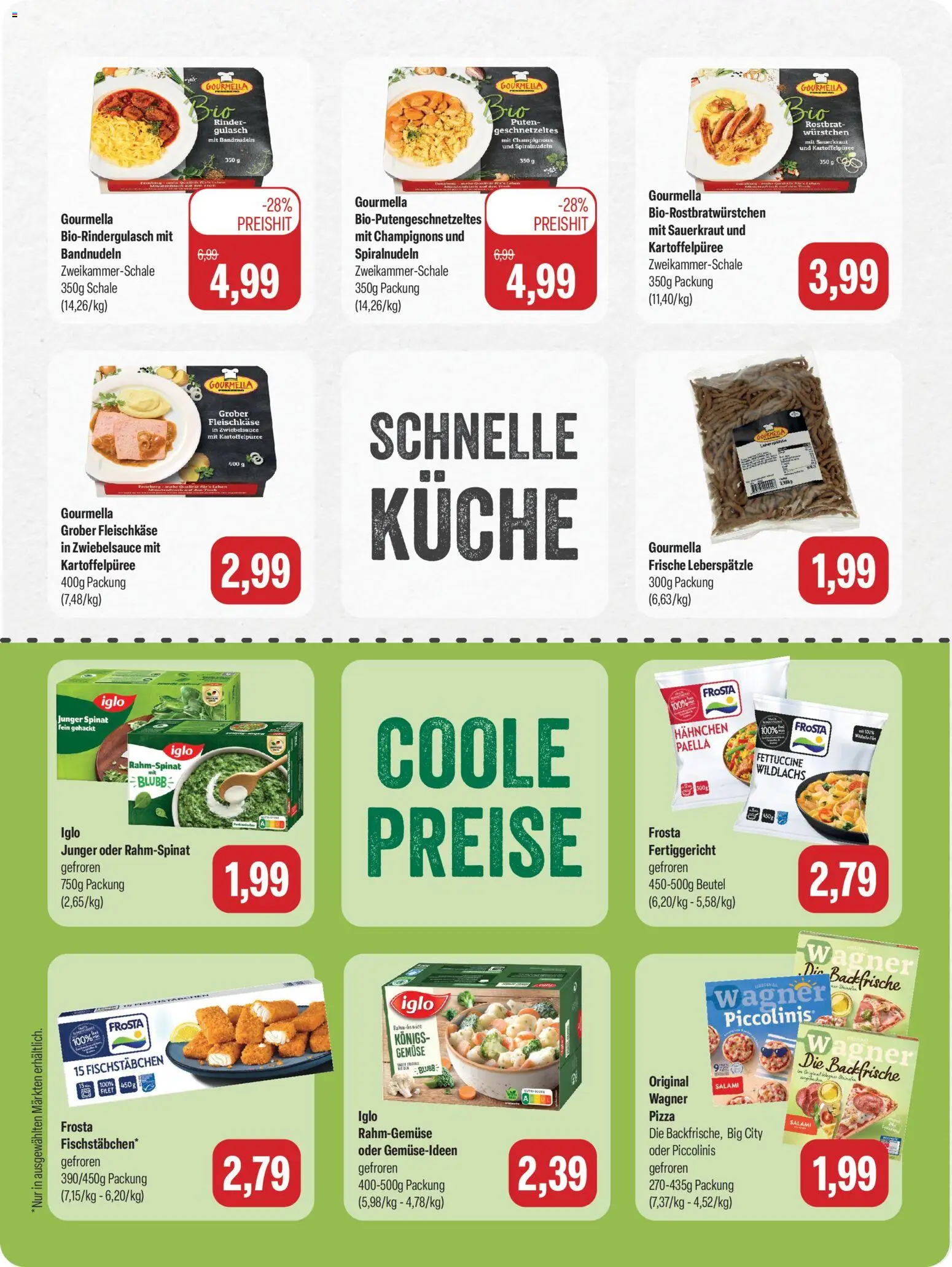 Feneberg Angebote – gültig ab 28.09.2026 | Seite: 11 | Produkte: Frosta, Fischstabchen, Salami, Pizza