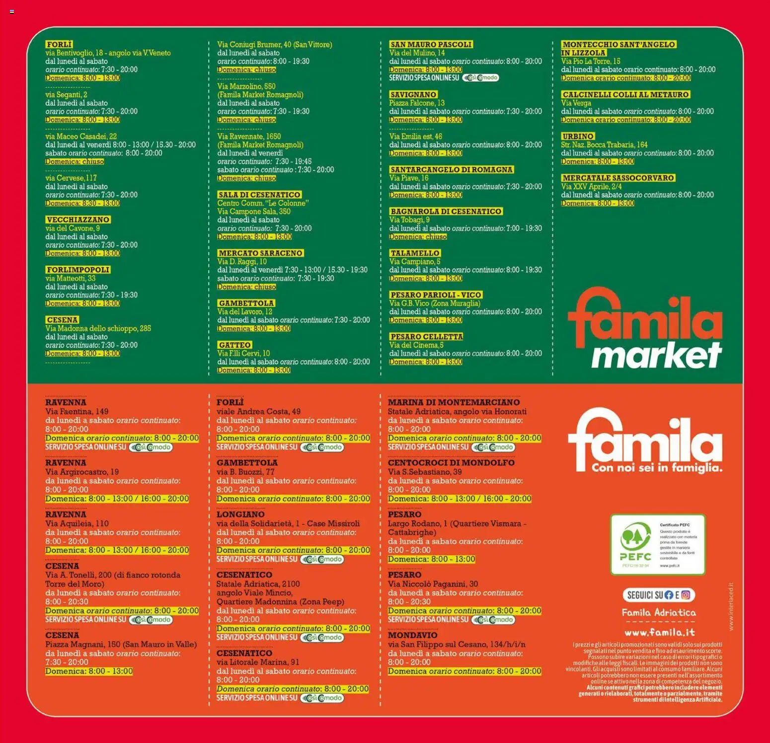 Volantino Famila del 08/10/2026 | Pagina: 16