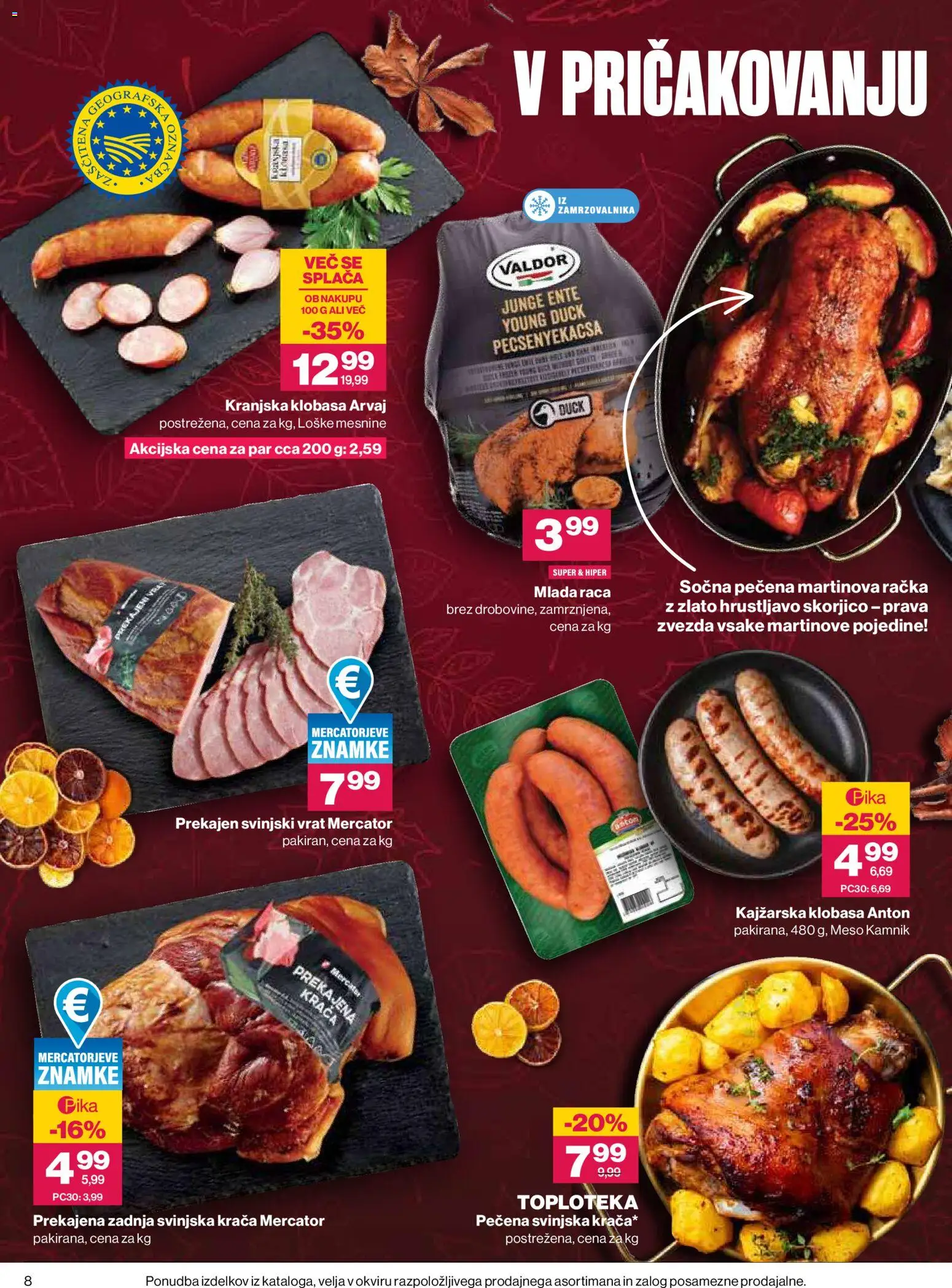 Novi Mercator katalog ponudbe – veljaven od 22.10.2026 | Stran: 8