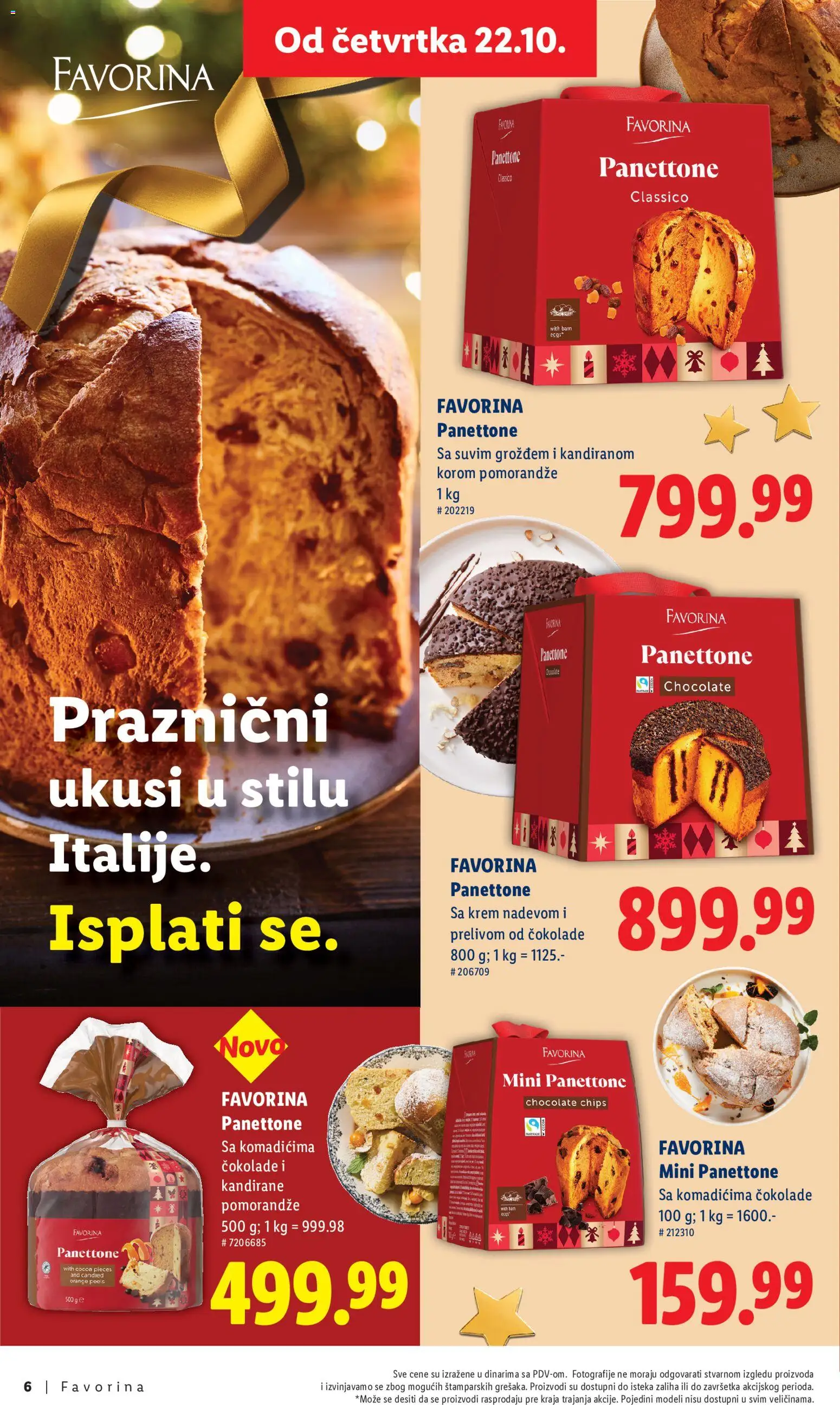 Lidl katalog - važi od 22.10.2026 | Strana: 6 | Proizvode: Krem