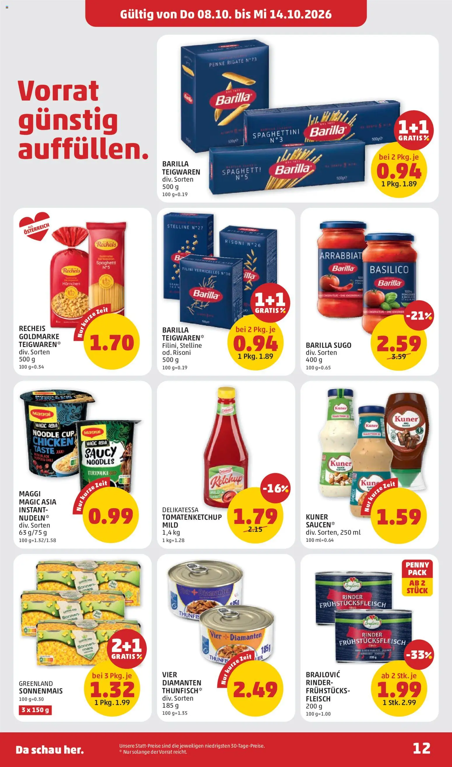Penny Markt Flugblatt gültig ab 04.10.2026 | Seite: 12