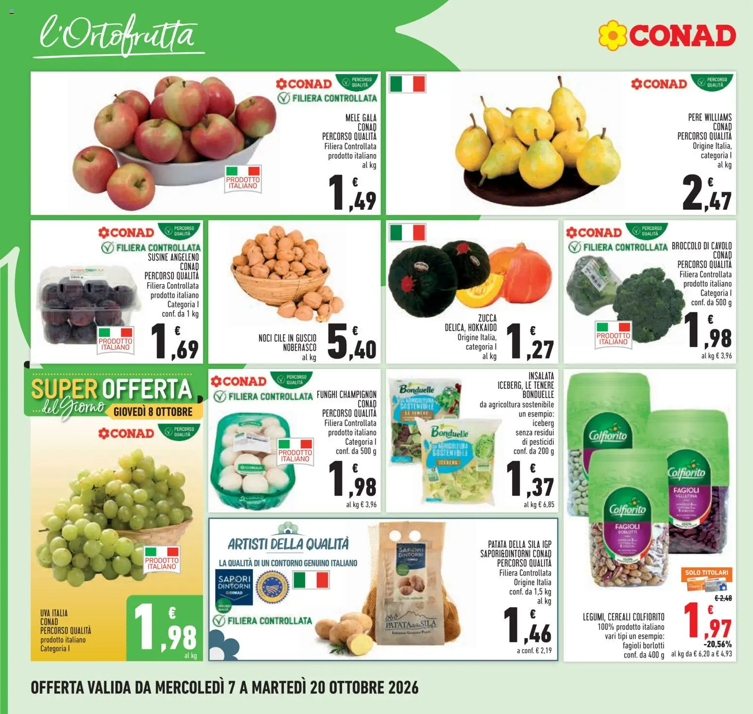 Volantino Conad del 07/10/2026 | Pagina: 8