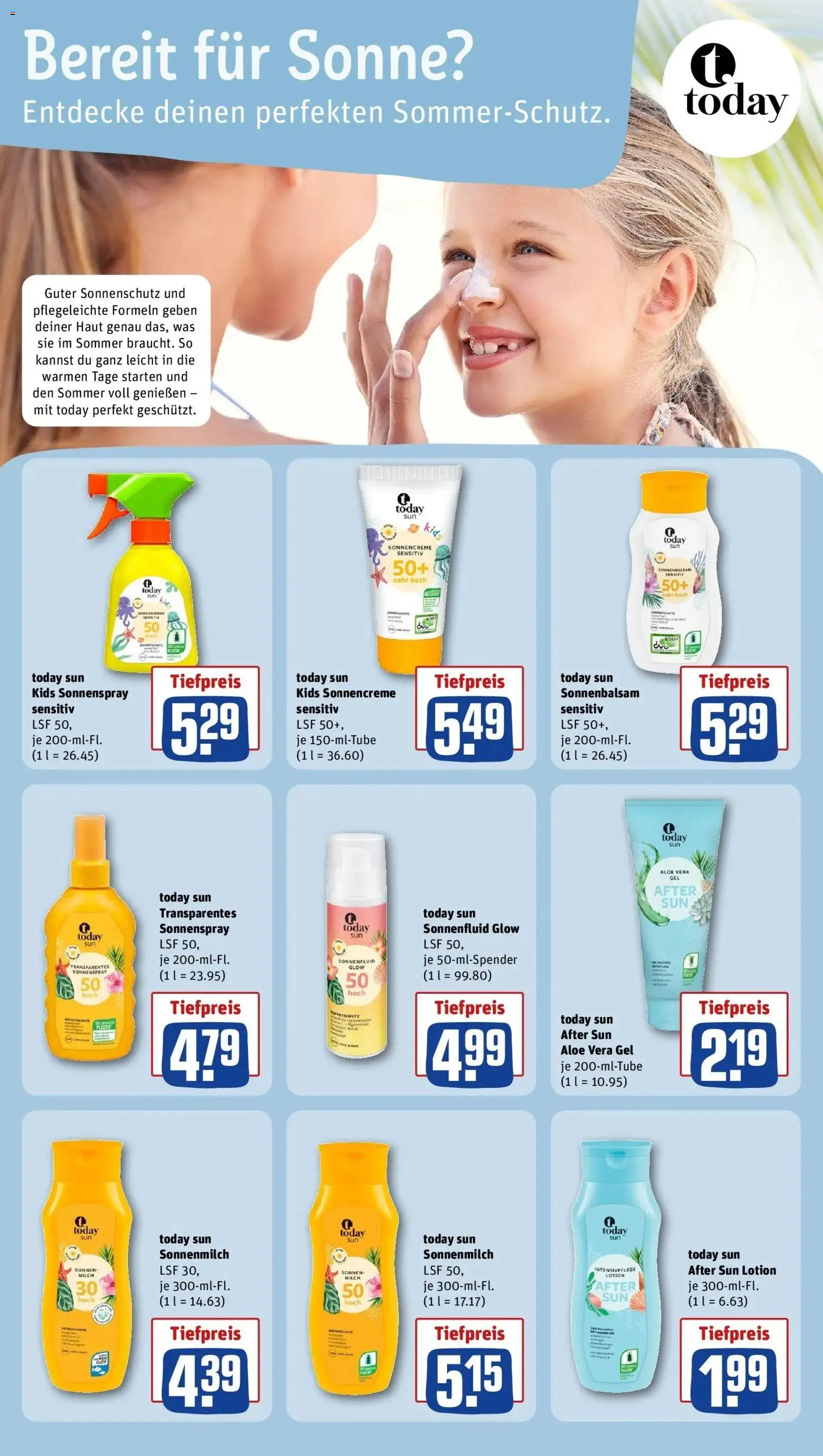 Rewe Prospekt Singen	 – gültig ab 27.04.2026 | Seite: 24 | Produkte: Milch, Sonnencreme, After Sun
