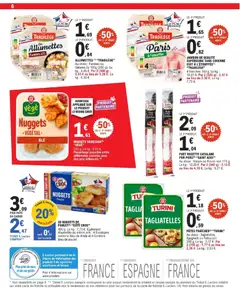 E.Leclerc - Prévisualisation de PÂTES FRAÎCHES "TURINI", Au choix : Tagliatelles, Spaghetti ou Fettuccini 350 g. valide à partir de 23/06/2026 | Page: 6