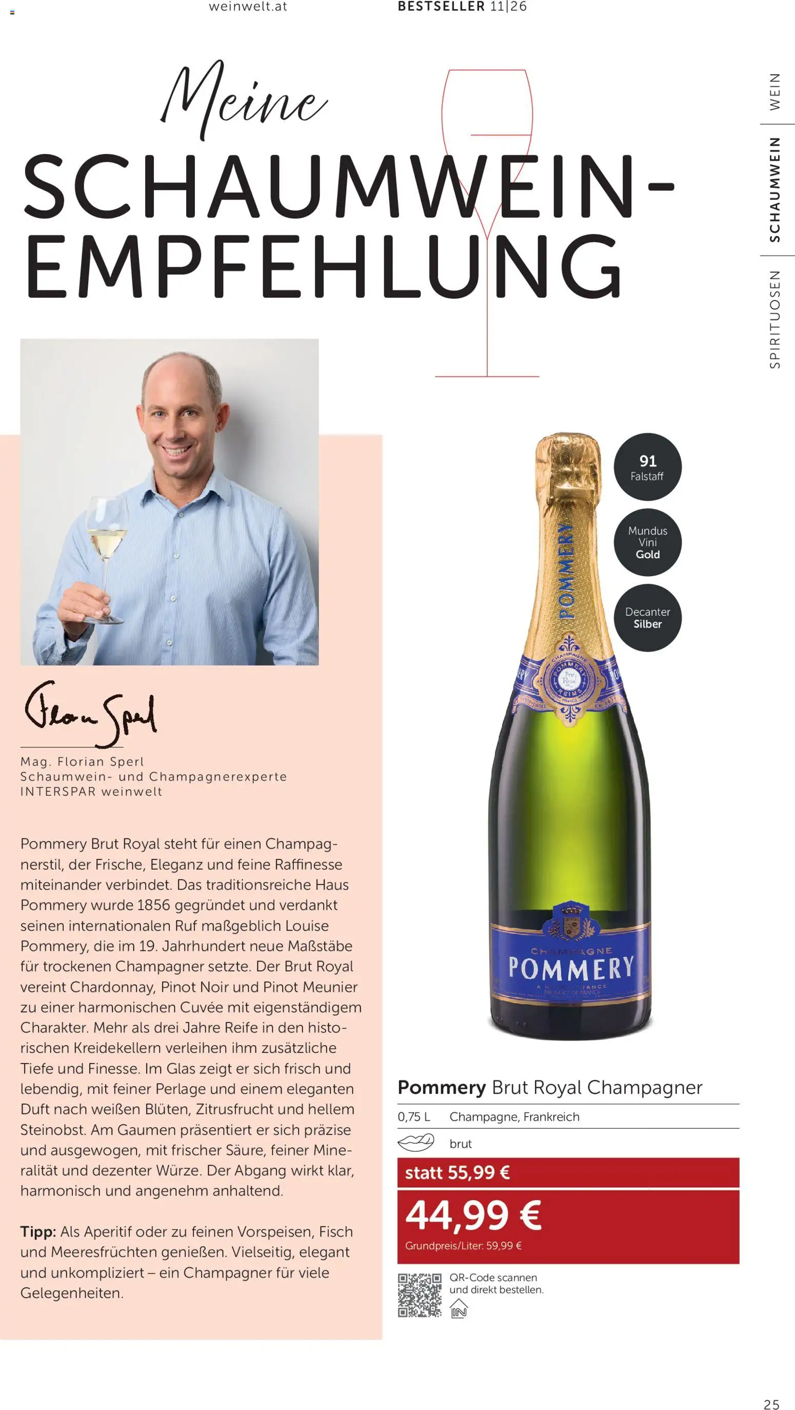 Interspar BEST -  SELLER gültig ab 15.10.2026 | Seite: 25 | Produkte: Duft, Wein, Fisch