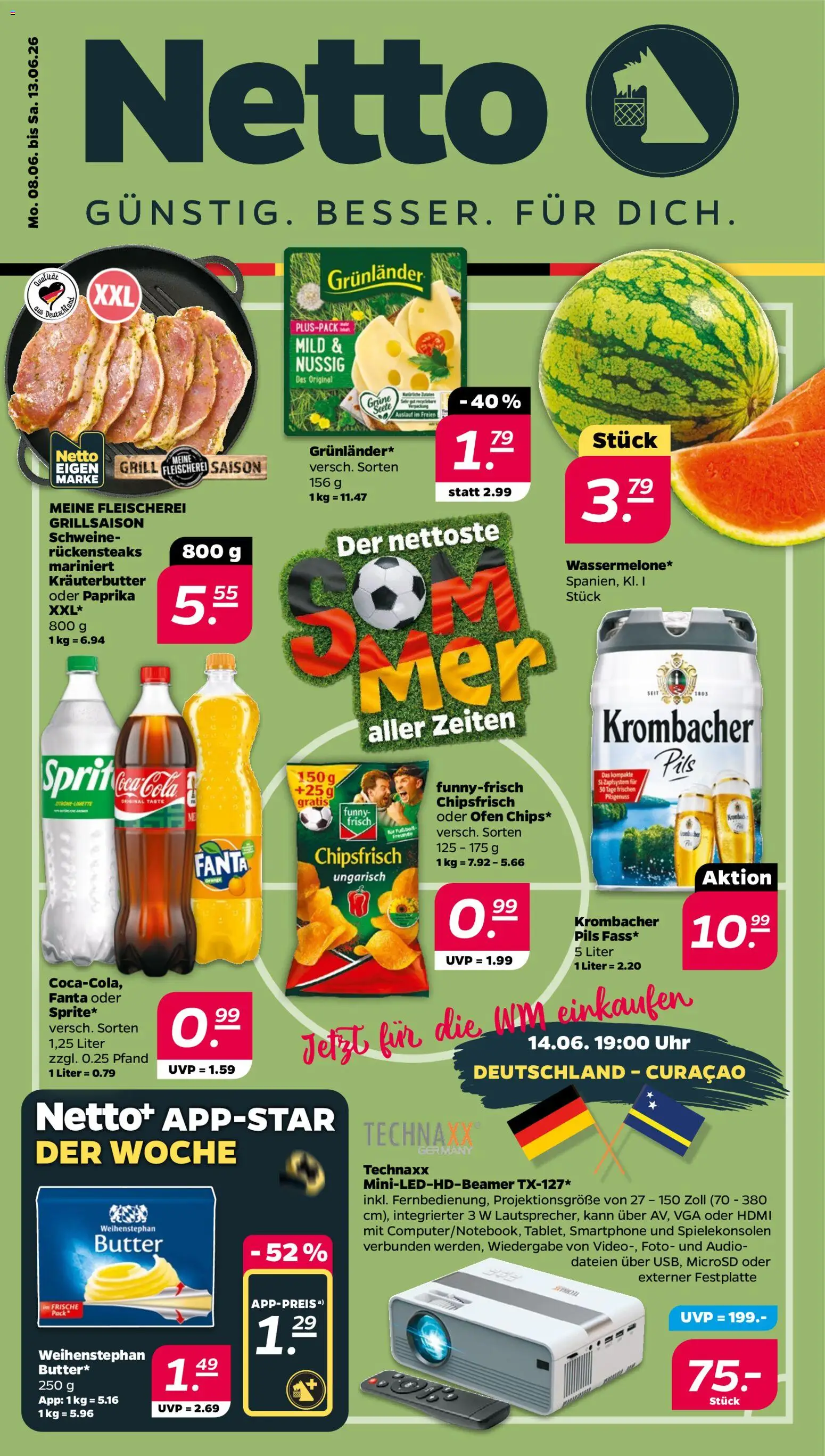 Netto Prospekt | 08.06.2026 | Wie erhält man einen begrenzten Rabatt? | Deutschland