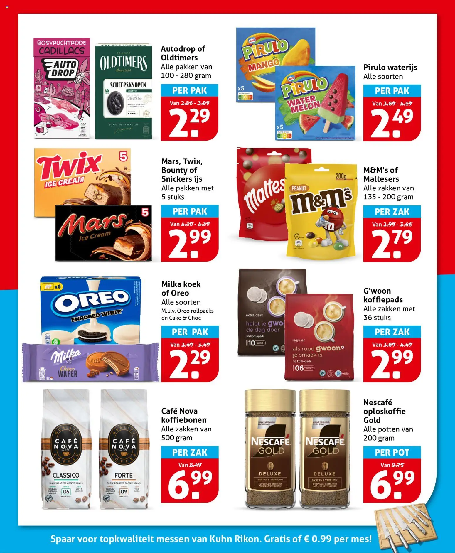 {H1} | Pagina: 18 | Producten: Koffiepads, Snickers, Cake, Nescafe