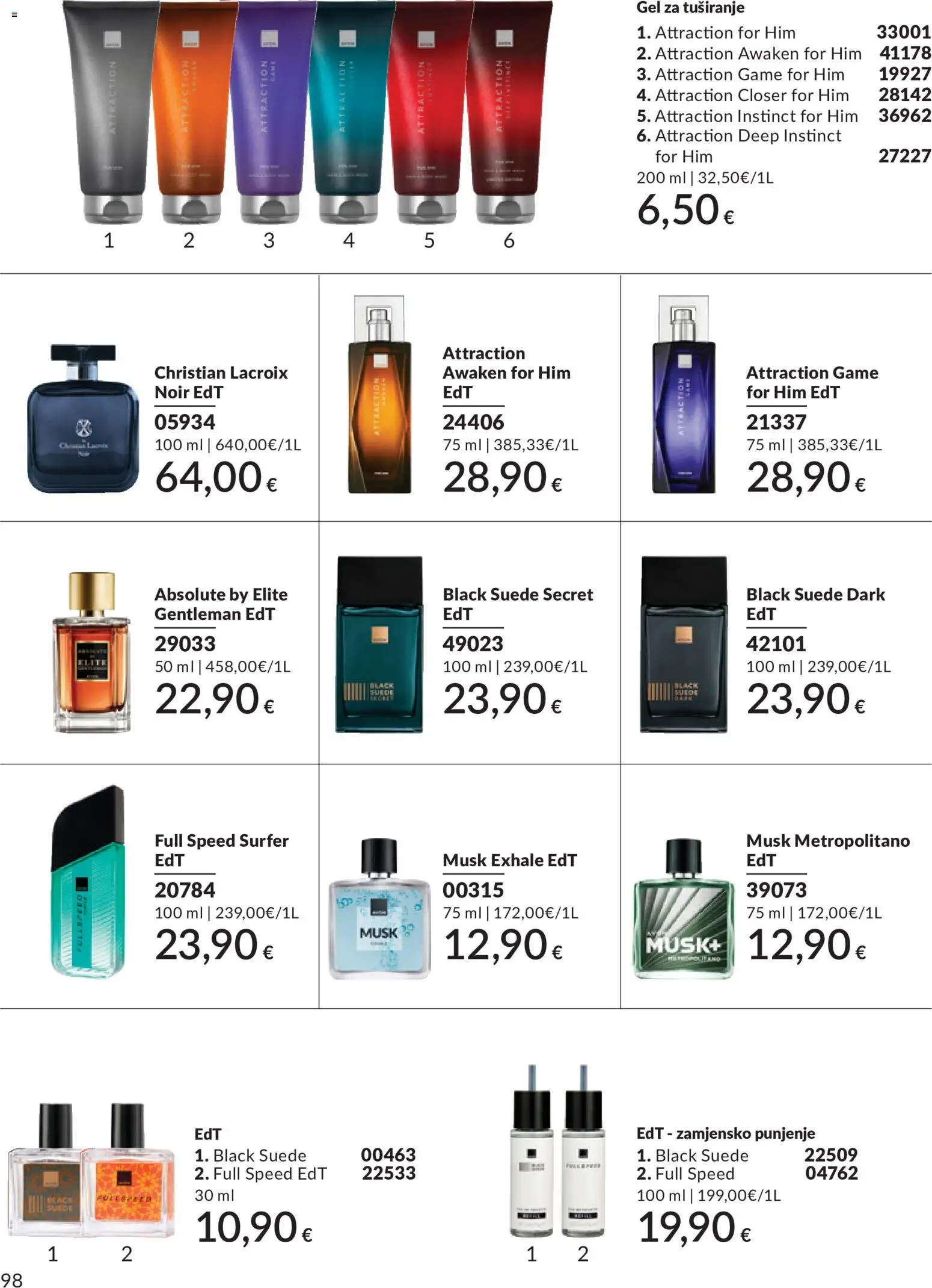 Avon katalog | vrijedi od 01.08.2026 | Stranica: 98