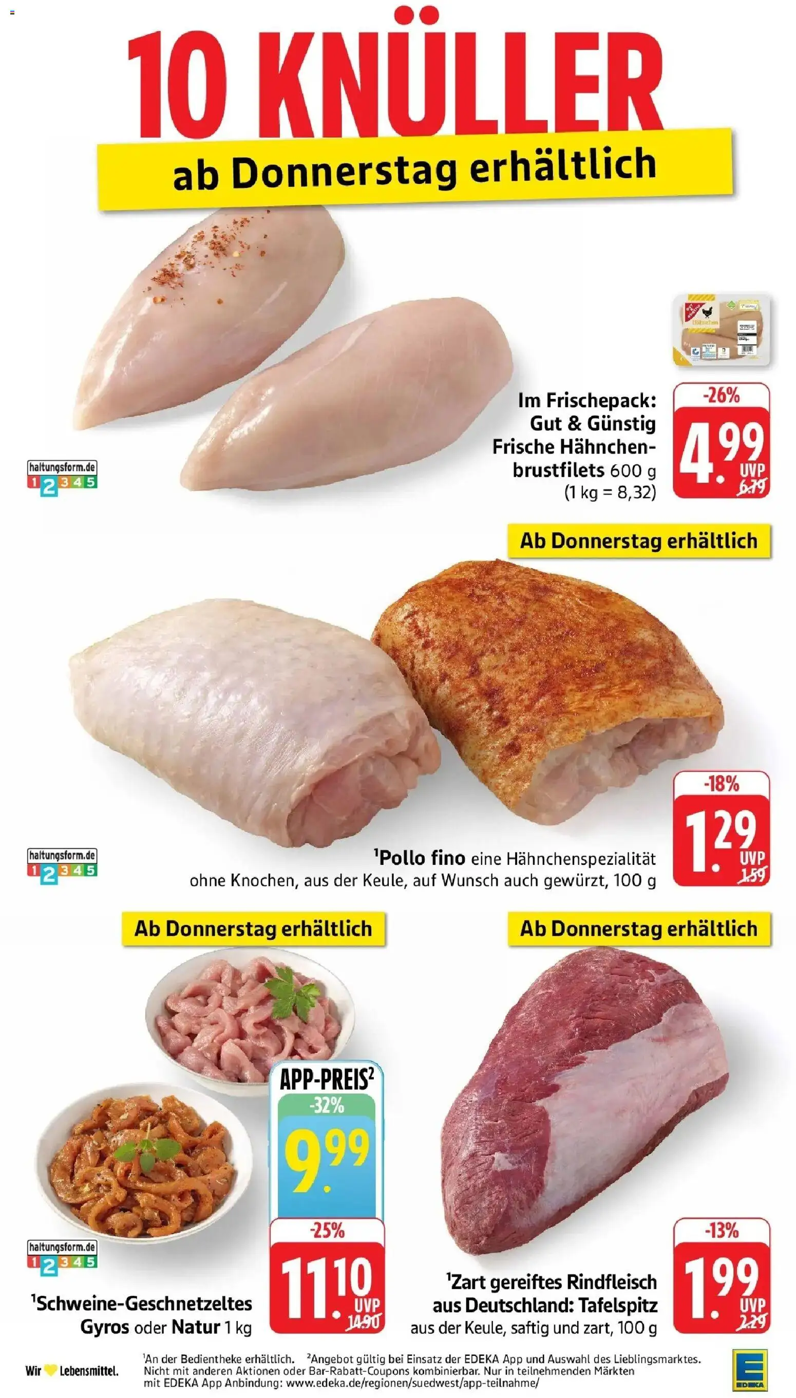 E center Prospekt Lampertheim (ab 26.10.2026) zum Blättern | Seite: 45 | Produkte: Tafelspitz, Hahnchen, Gyros, Rindfleisch