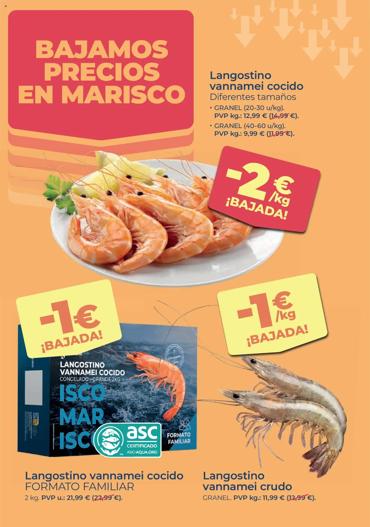 La Sirena Bajamos los precios en marisco │ válido desde el 08/10/2026 | Página: 4 | Productos: Langostino