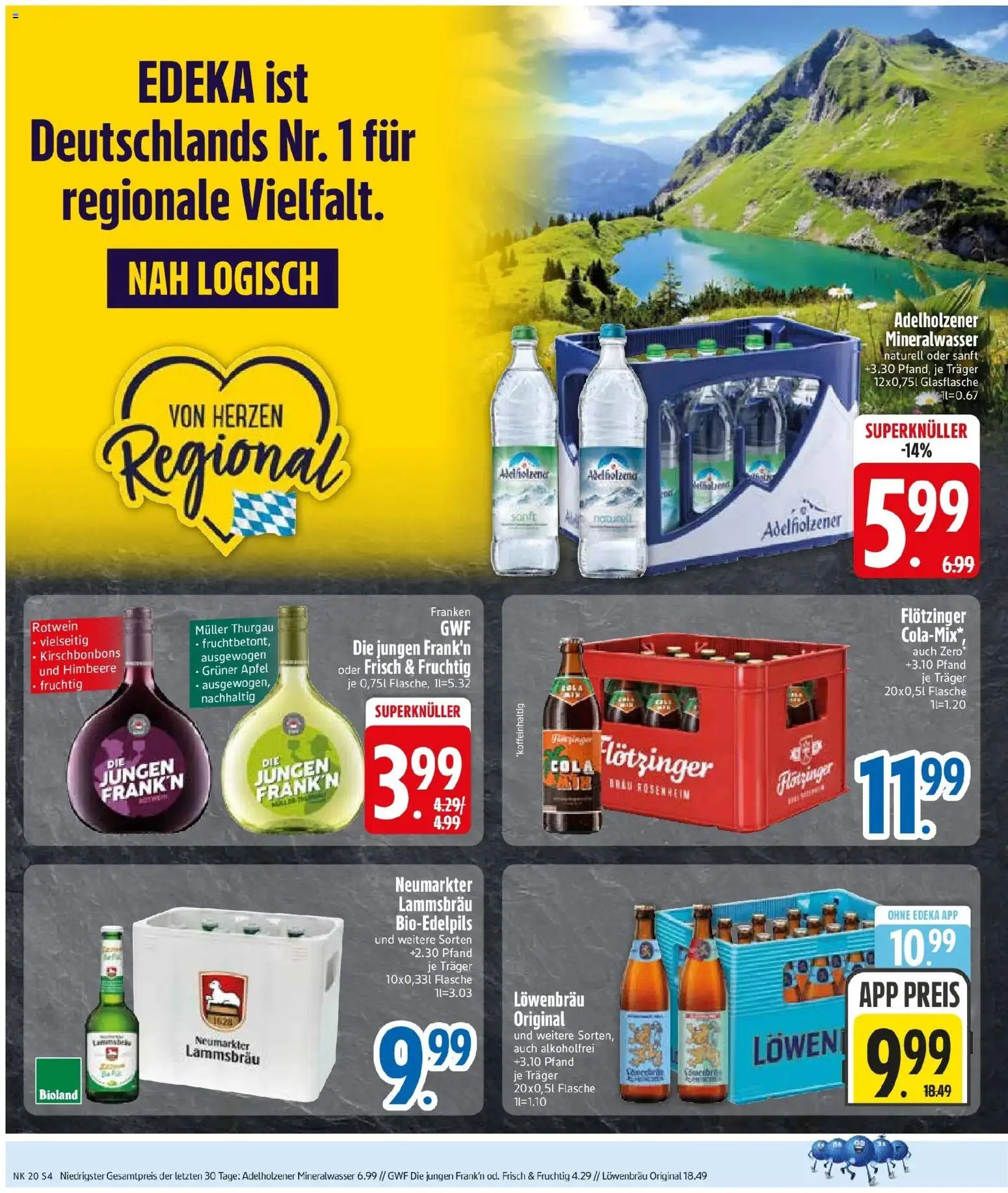 Edeka prospekt Murnau	 – gültig ab 10.05.2026 | Seite: 6 | Produkte: Adelholzener, Äpfel, Mineralwasser, Himbeere
