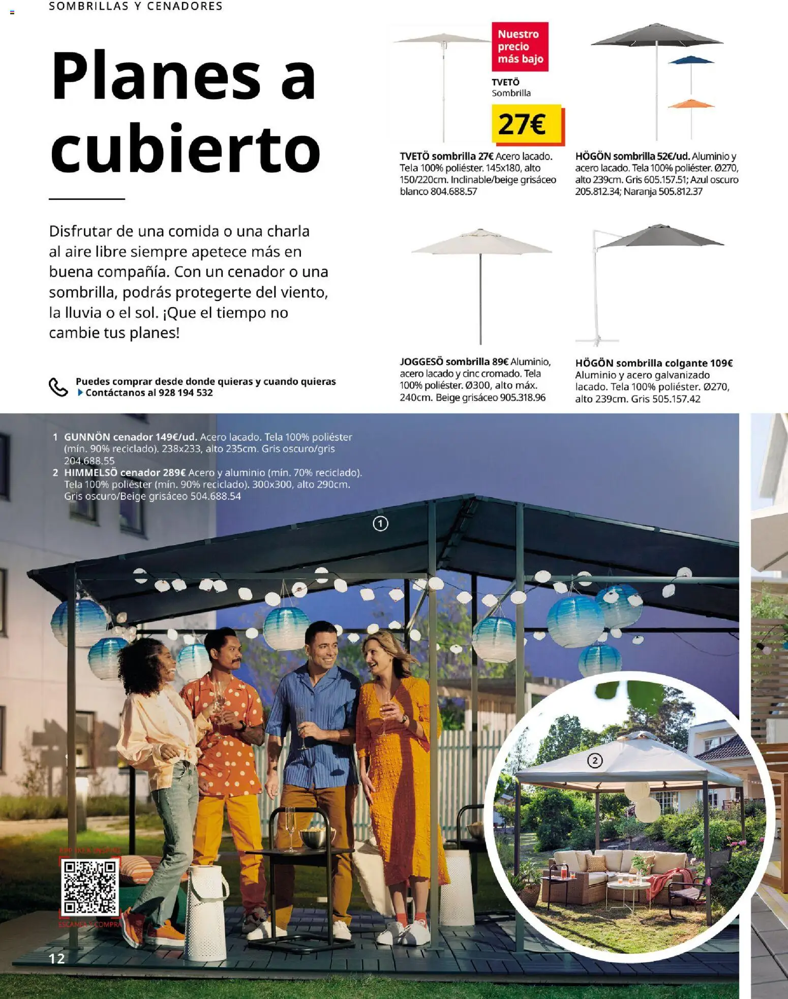 IKEA - Muebles de exterior │ válido desde el 01/09/2026 | Página: 12 | Productos: Sombrilla