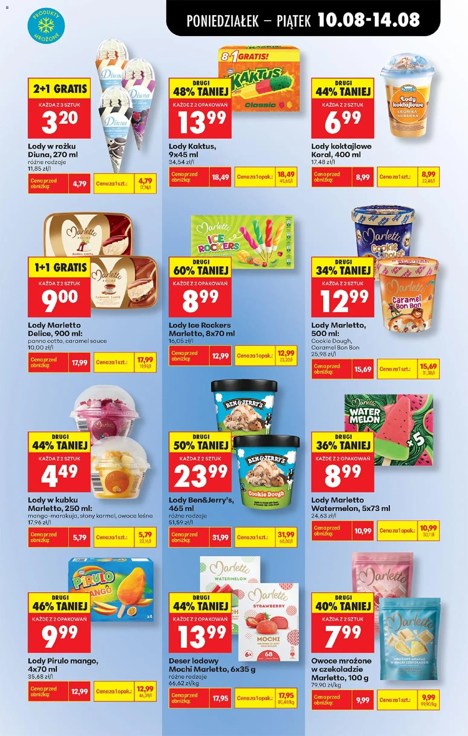 Biedronka gazetka od 10.08.2026 | Strona: 57 | Produkty: Krowka, Owoce leśne, Ananas, Owoce