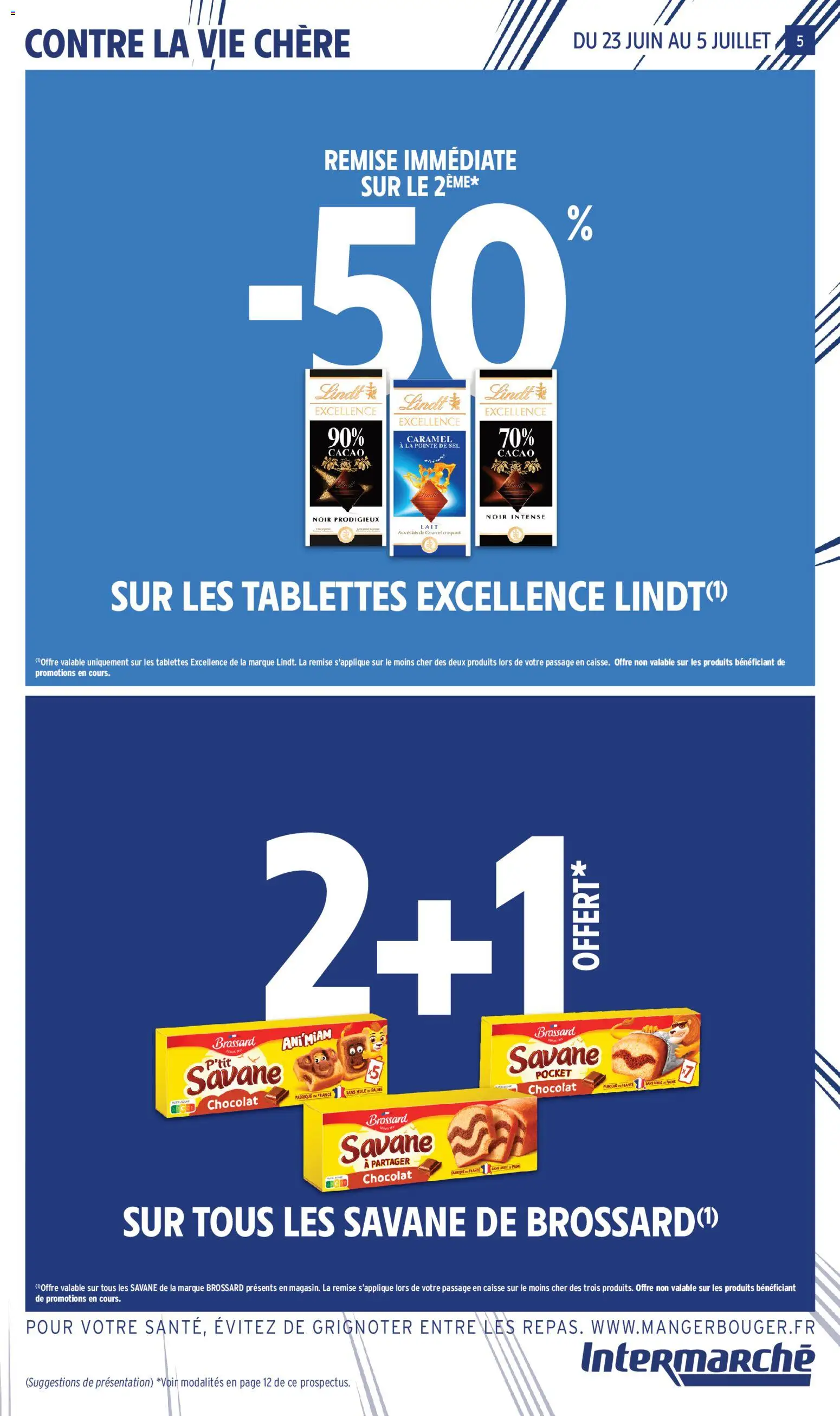 {H1} | Page: 5 | Produits: Sel, Lait, Chocolat, Lindt