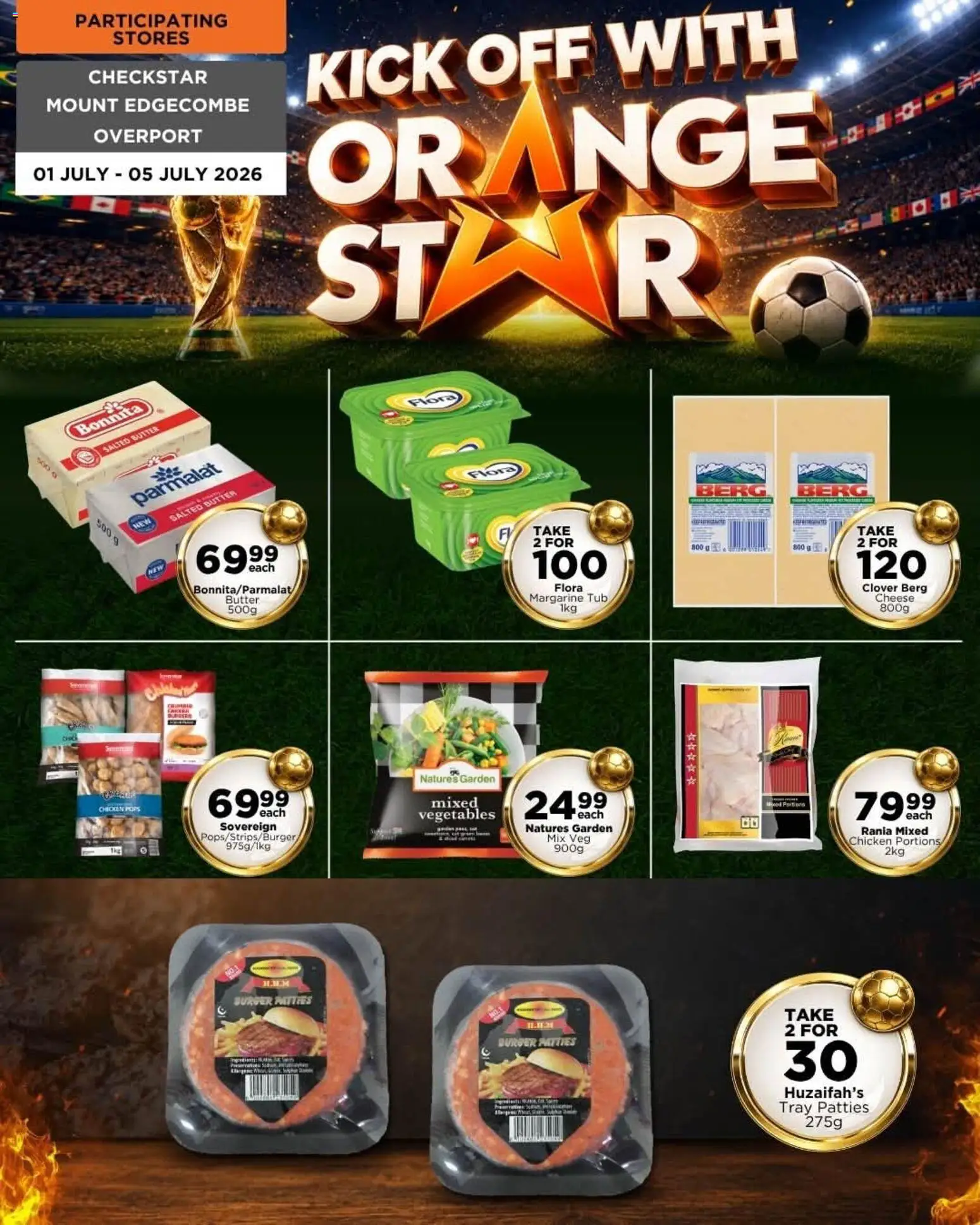 New Check Star catalogue – valid from 01/07/2026 | Page: 1 | Products: Butter, Cheese, Margarine, Vegetables