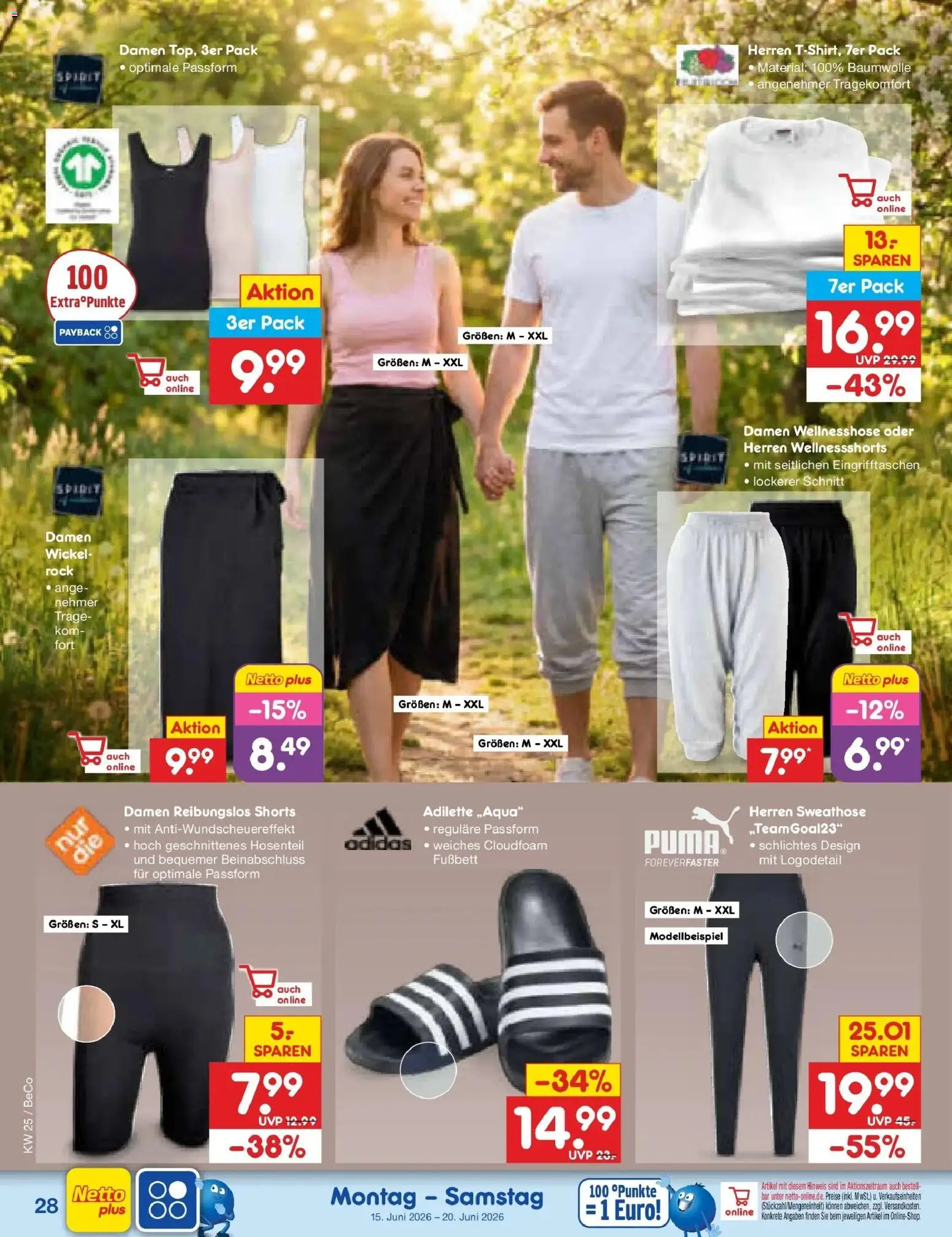 Netto Marken-Discount Prospekt Bitterfeld-Wolfen – gültig ab 15.06.2026 | Seite: 38 | Produkte: Sweathose, Rock