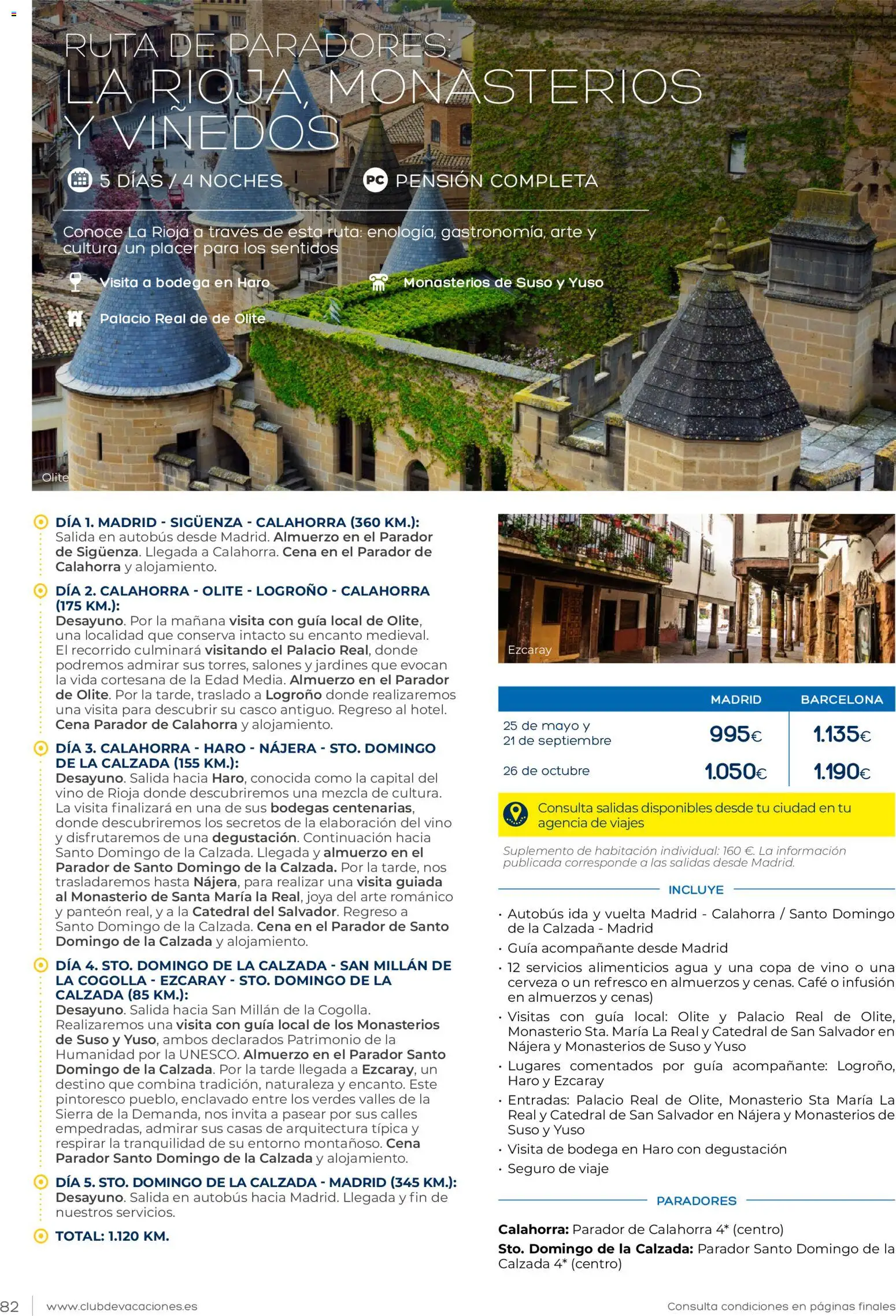 Viajes El Corte Inglés Club de Vacaciones │ válido desde el 01.02.2026 | Página: 82 | Productos: Café, Vino, Cerveza